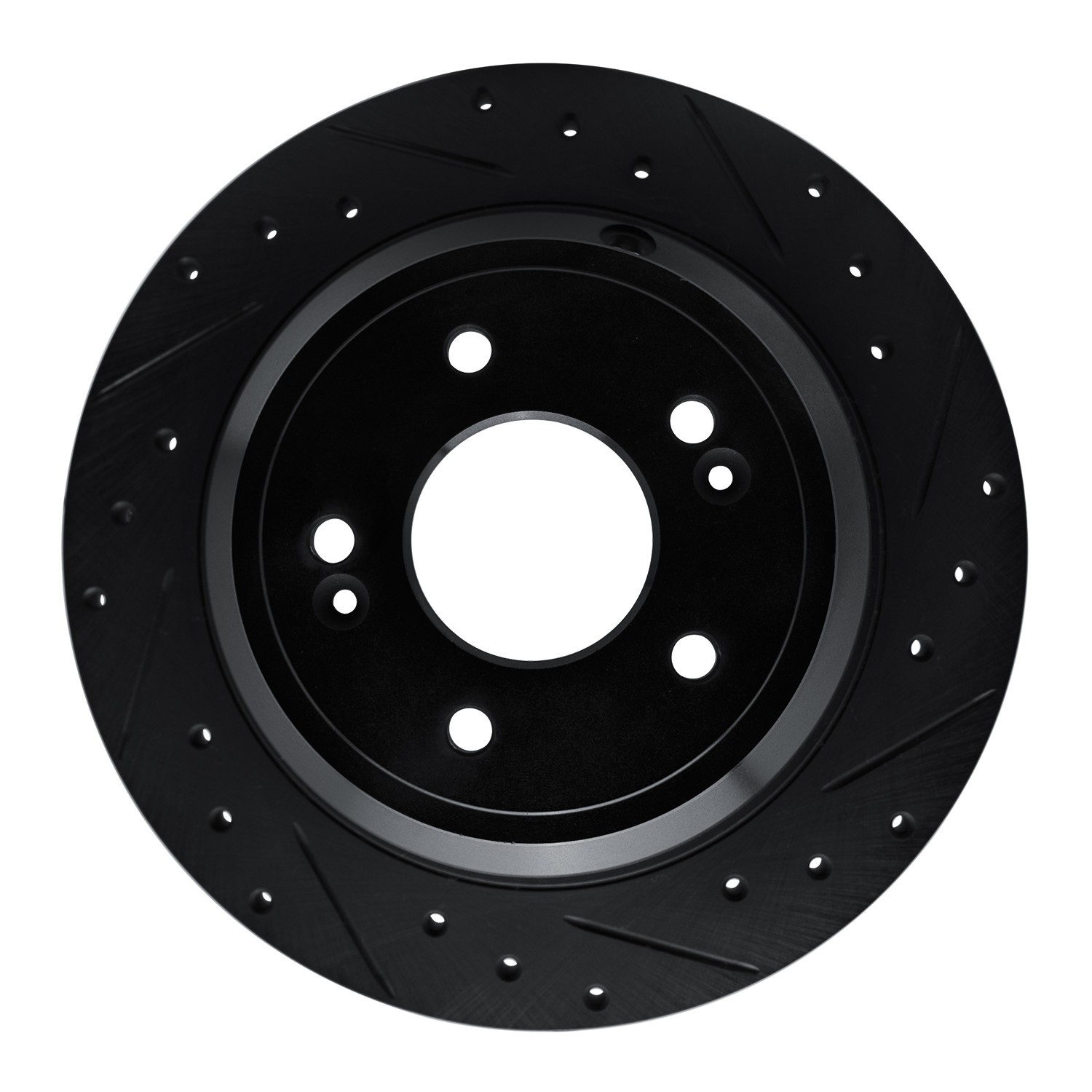 DYN 633-03039R DFC Brake Rotor - Drilled and Slotted - Black - Image 3