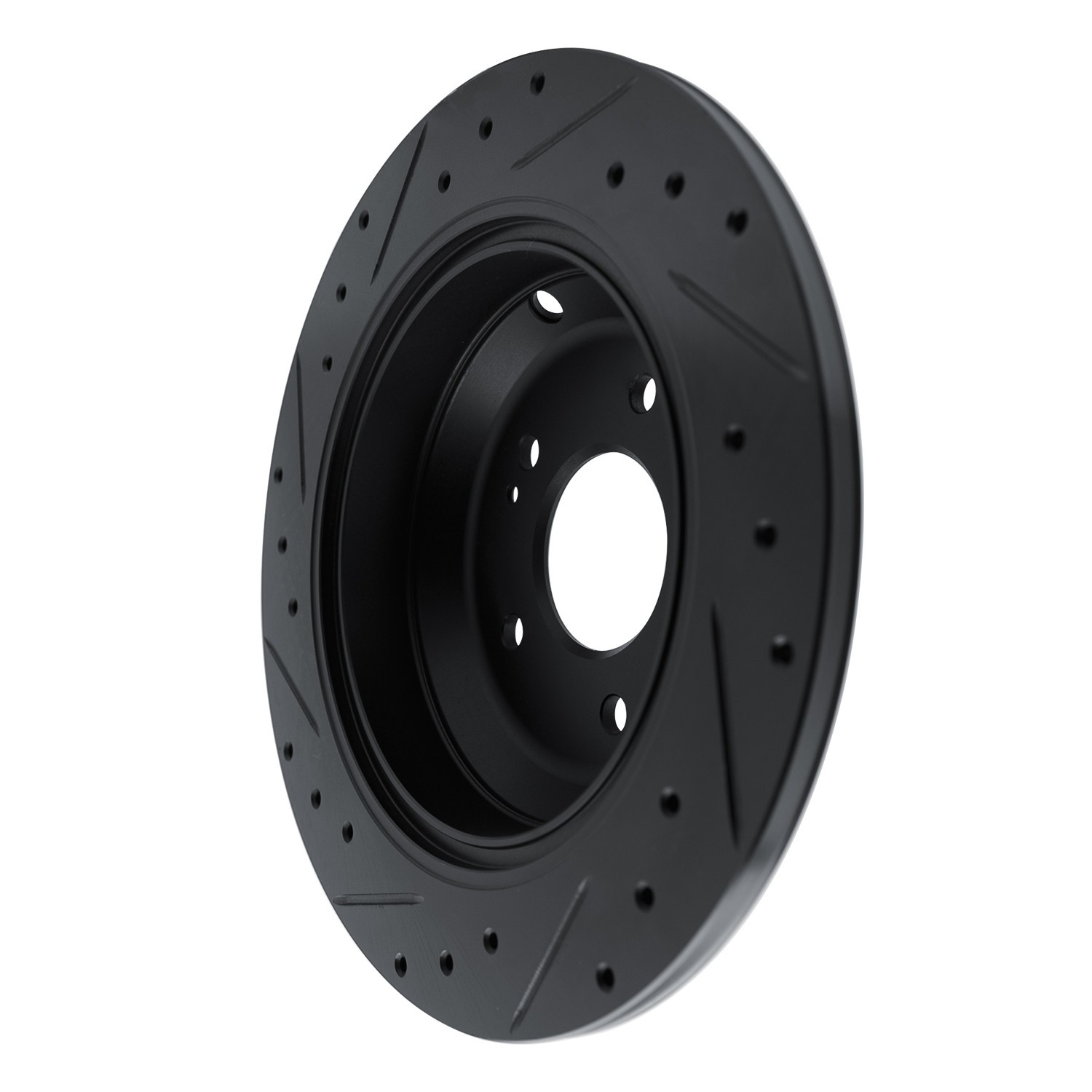 DYN 633-03039R DFC Brake Rotor - Drilled and Slotted - Black - Image 5