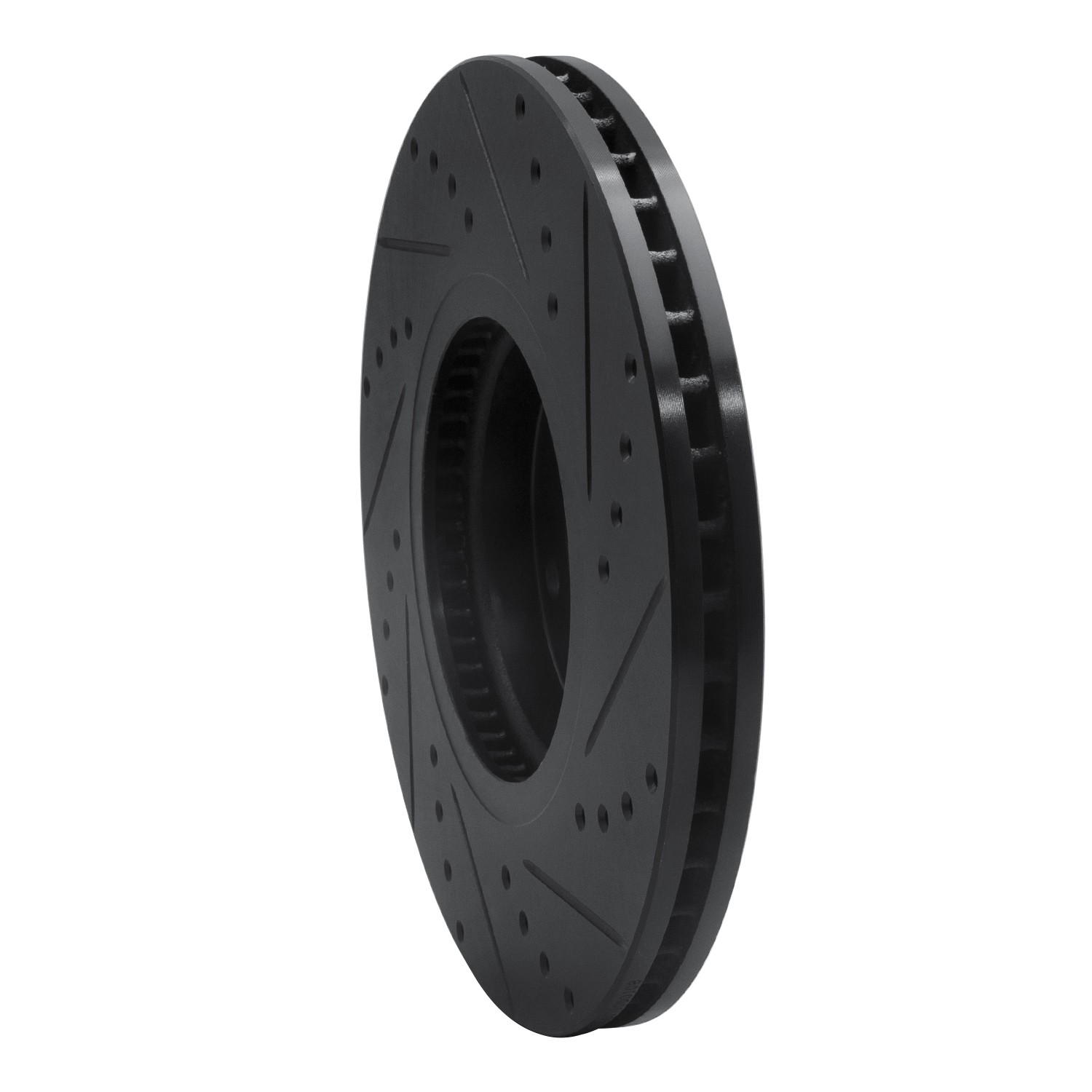 DYN 633-03047L DFC Brake Rotor - Drilled and Slotted - Black - Image 5