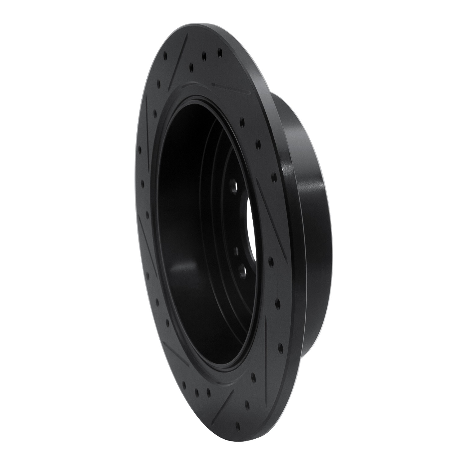 DYN 633-03052R DFC Brake Rotor - Drilled and Slotted - Black - Image 5