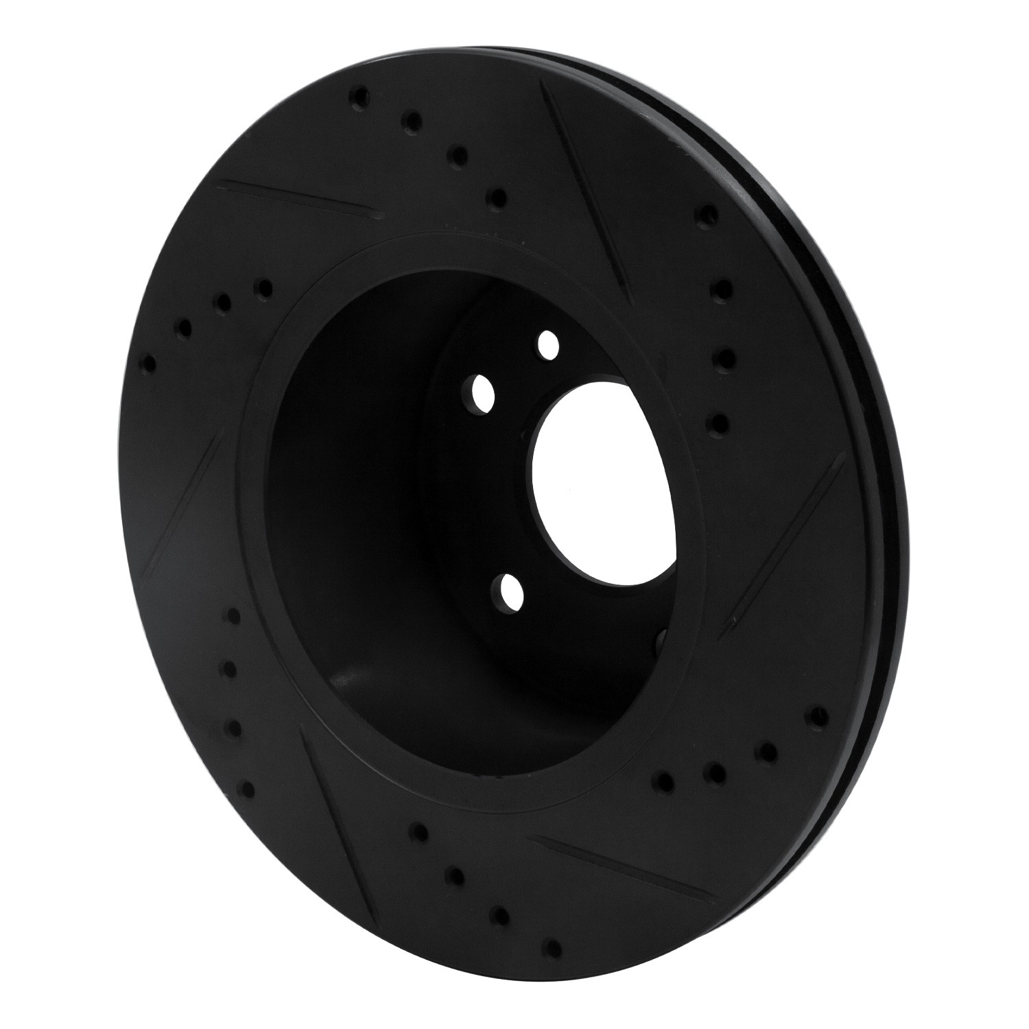 DYN 633-11005L DFC Brake Rotor - Drilled and Slotted - Black - Image 5