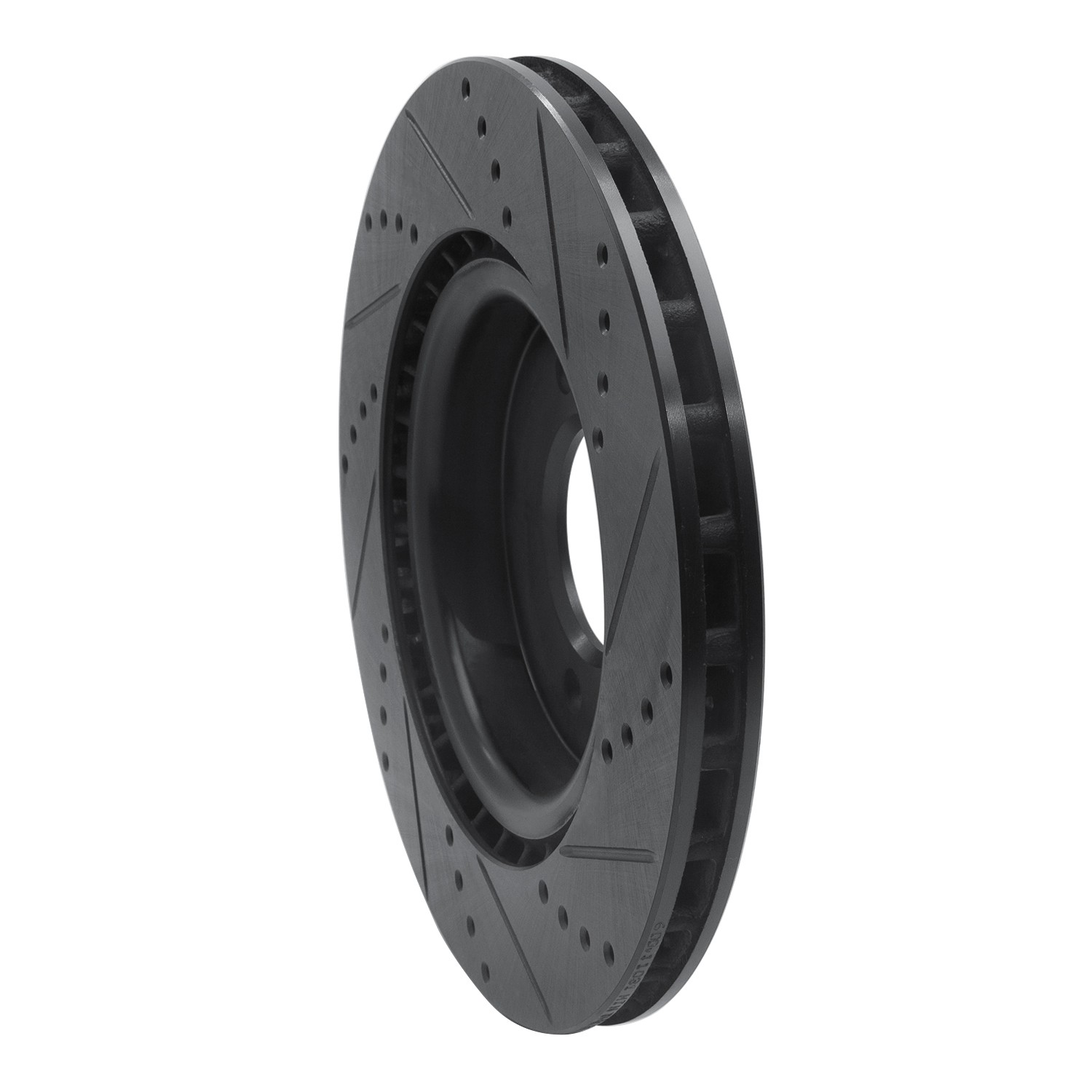 DYN 633-11031L DFC Brake Rotor - Drilled and Slotted - Black - Image 5