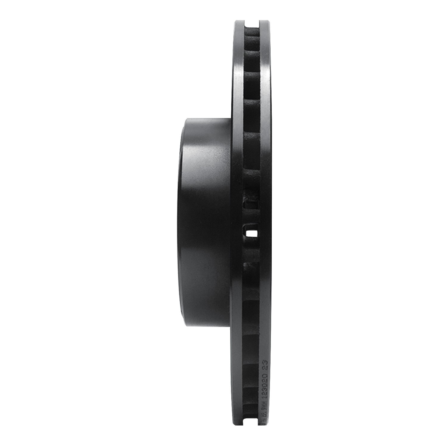 DYN 633-20001R DFC Brake Rotor - Drilled and Slotted - Black - Image 4