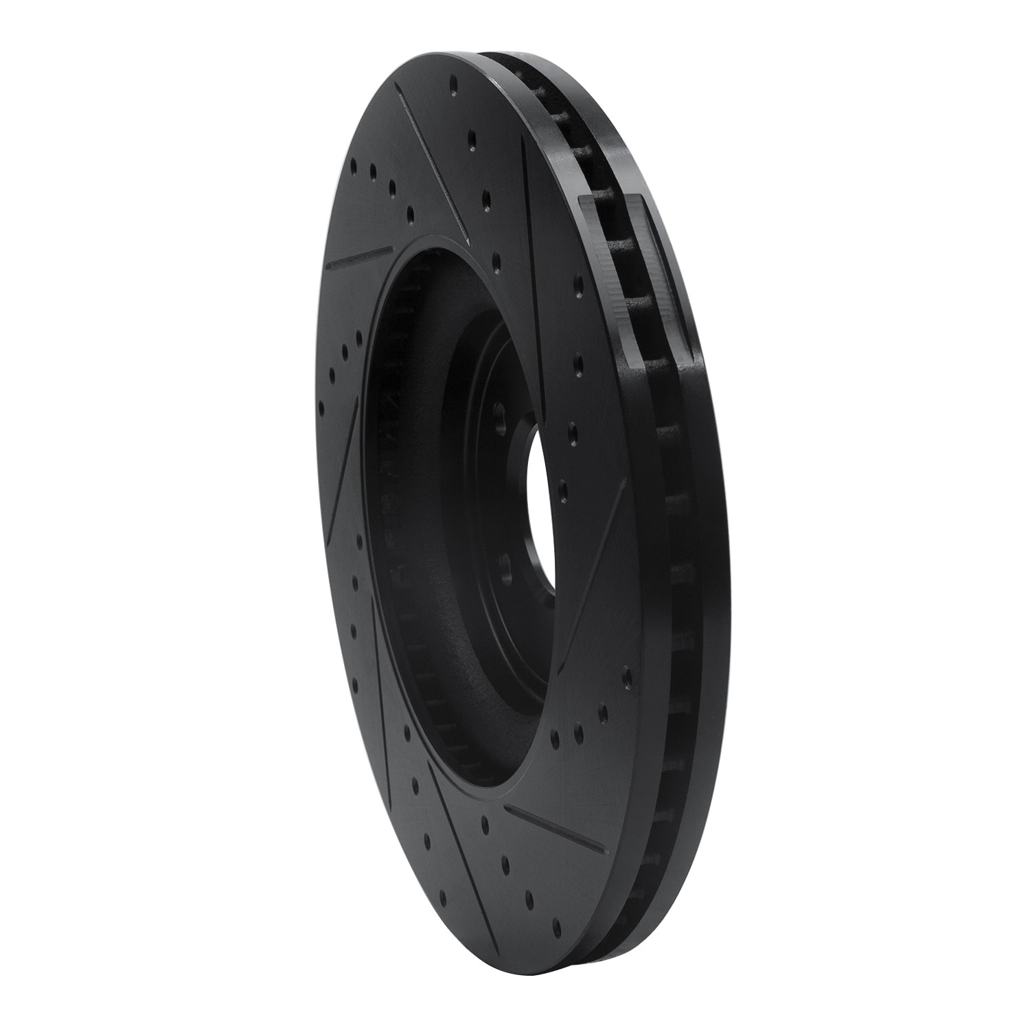 DYN 633-20020L DFC Brake Rotor - Drilled and Slotted - Black - Image 5