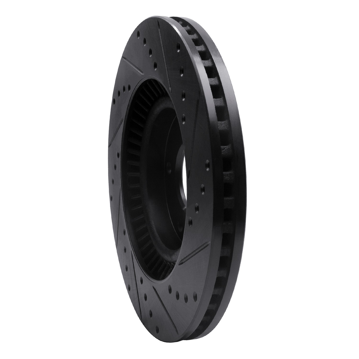 DYN 633-21030L DFC Brake Rotor - Drilled and Slotted - Black - Image 5