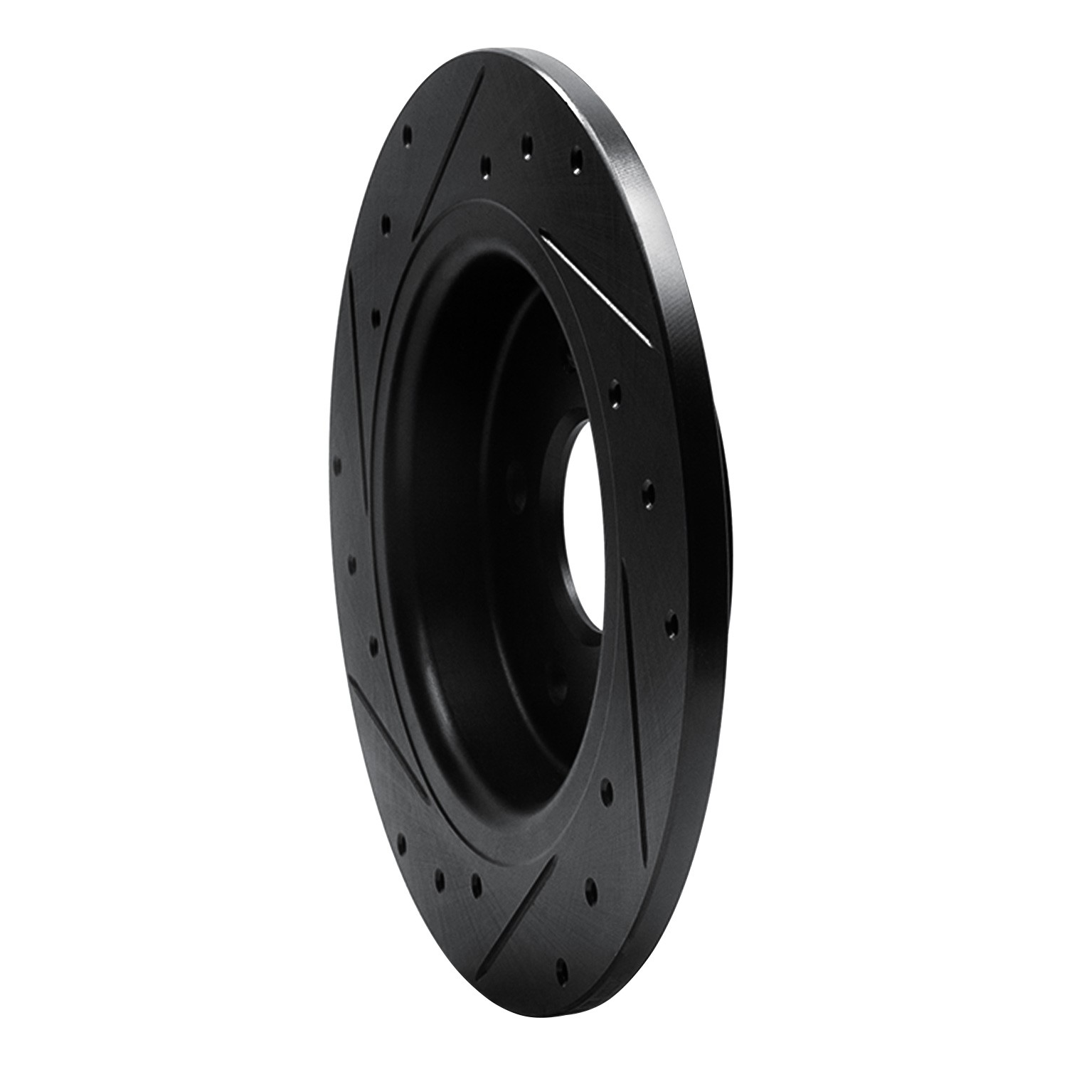 DYN 633-27033R DFC Brake Rotor - Drilled and Slotted - Black - Image 5