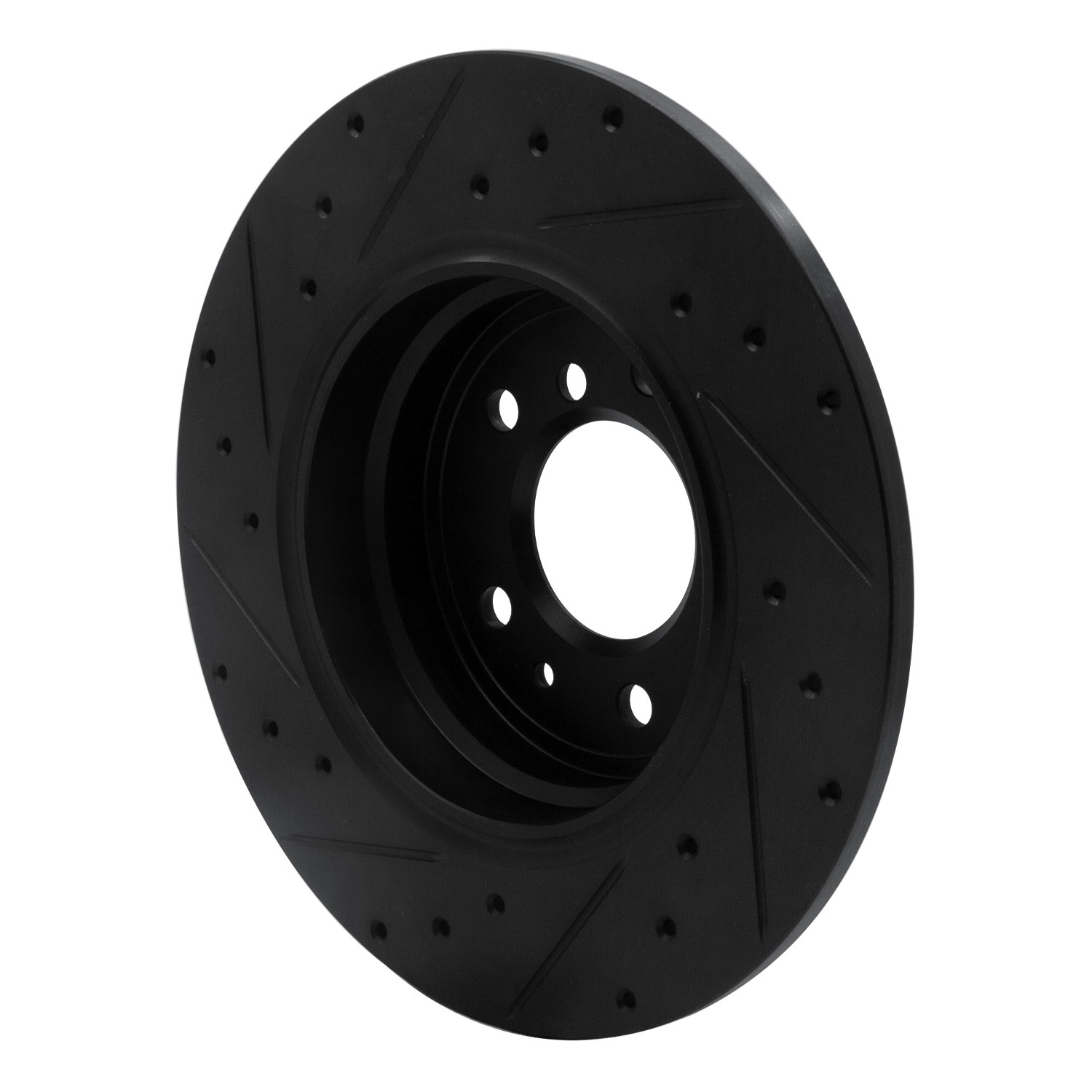 DYN 633-31030R DFC Brake Rotor - Drilled and Slotted - Black - Image 5