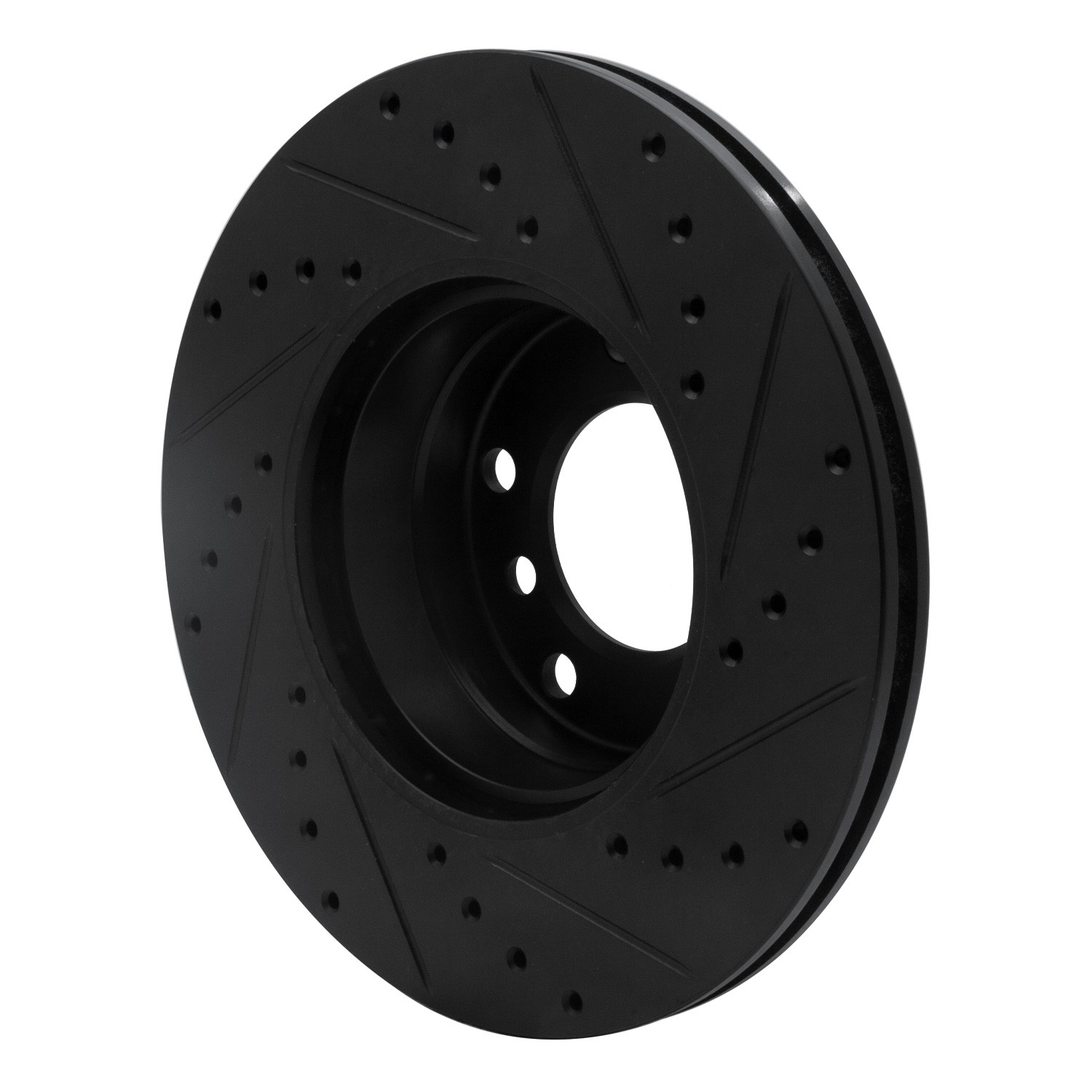 DYN 633-31043L DFC Brake Rotor - Drilled and Slotted - Black - Image 5