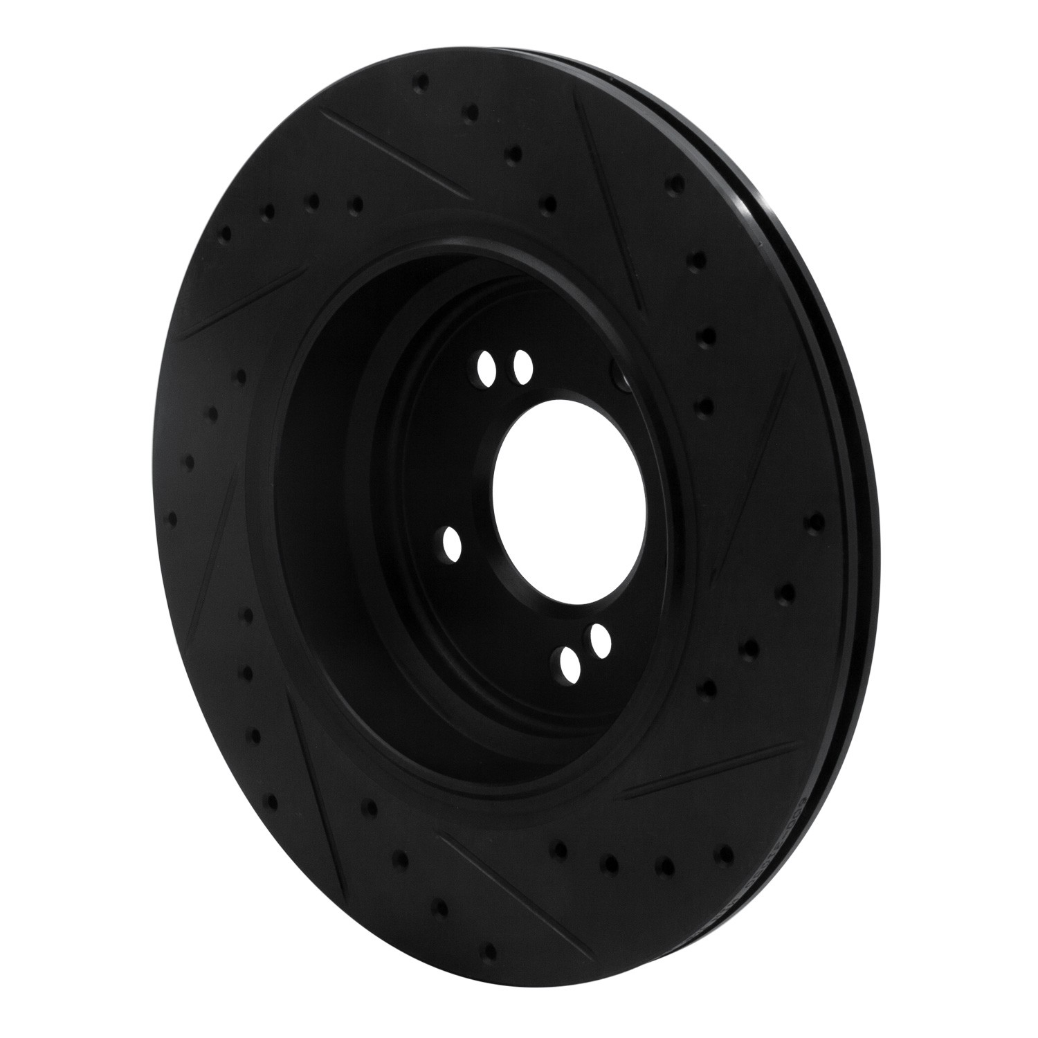 DYN 633-31050L DFC Brake Rotor - Drilled and Slotted - Black - Image 5