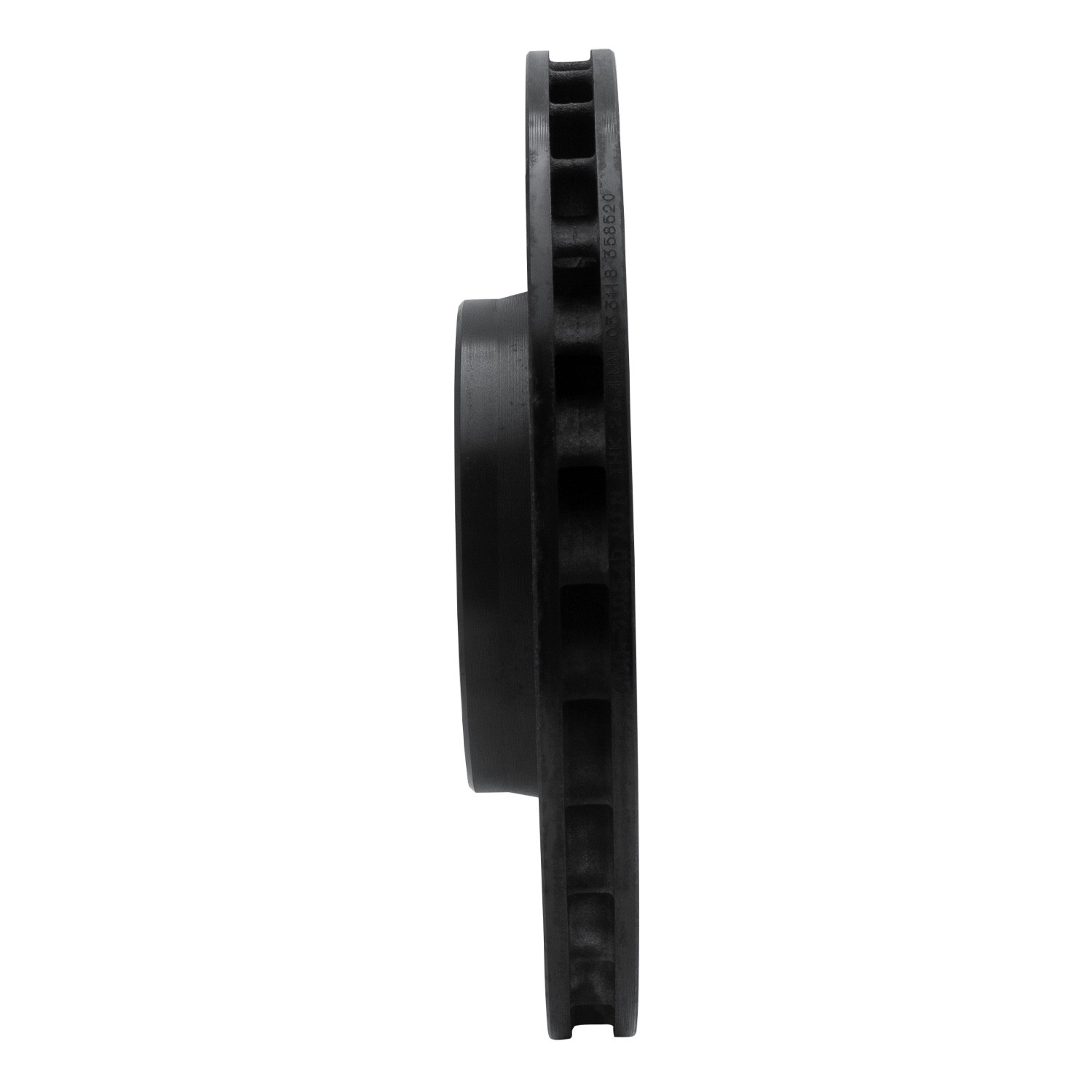 DYN 633-31054D DFC Brake Rotor - Drilled and Slotted - Black - Image 4