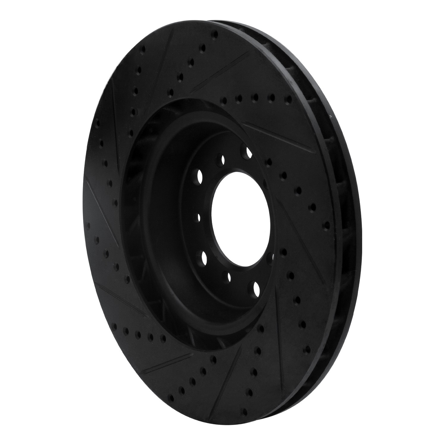 DYN 633-31054D DFC Brake Rotor - Drilled and Slotted - Black - Image 5