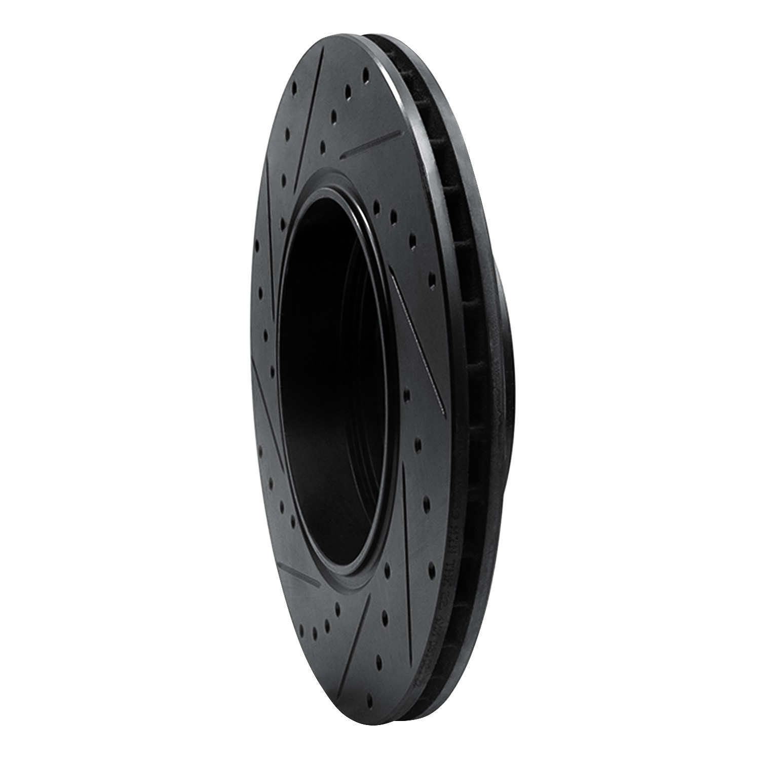 DYN 633-31059R DFC Brake Rotor - Drilled and Slotted - Black - Image 5