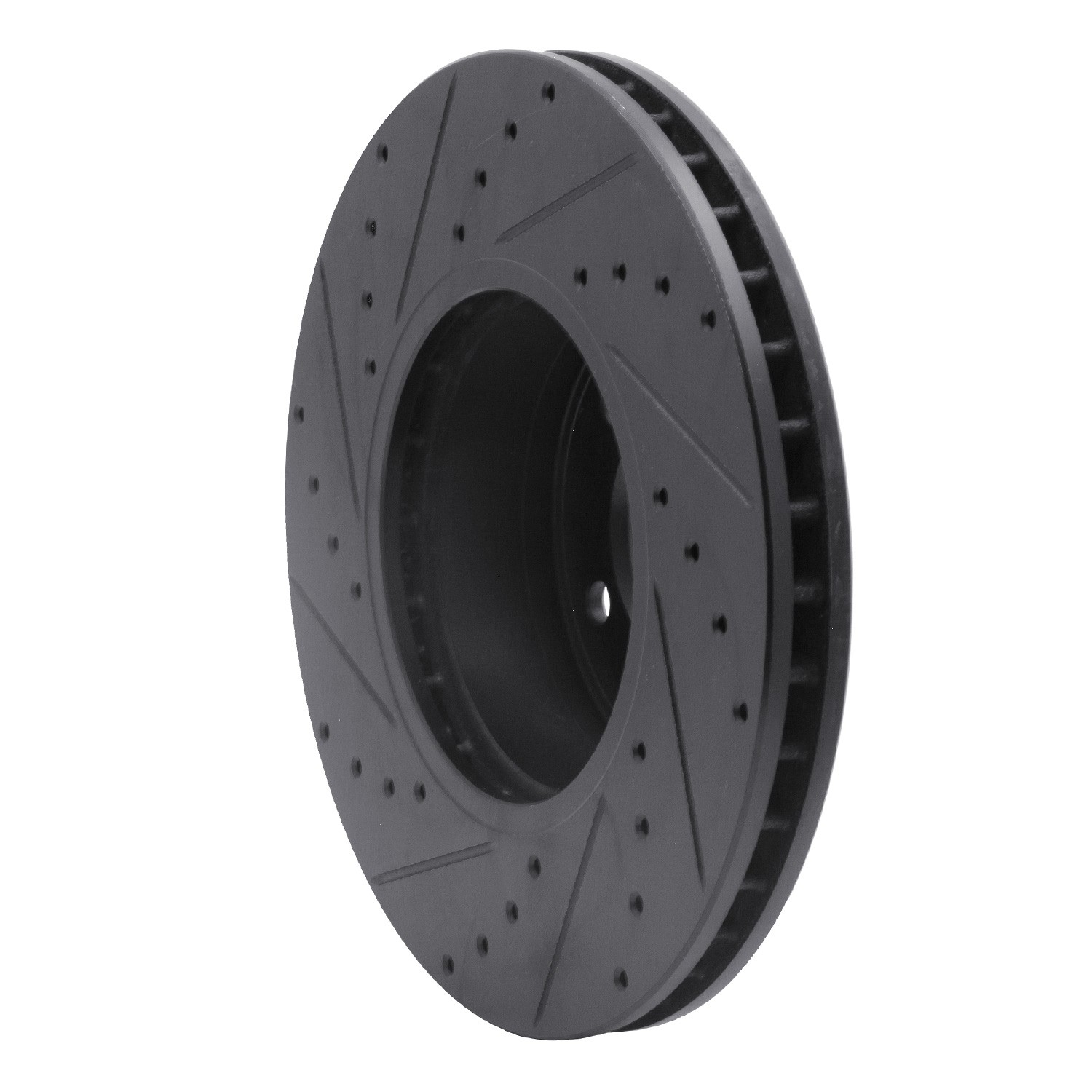 DYN 633-31062R DFC Brake Rotor - Drilled and Slotted - Black - Image 5