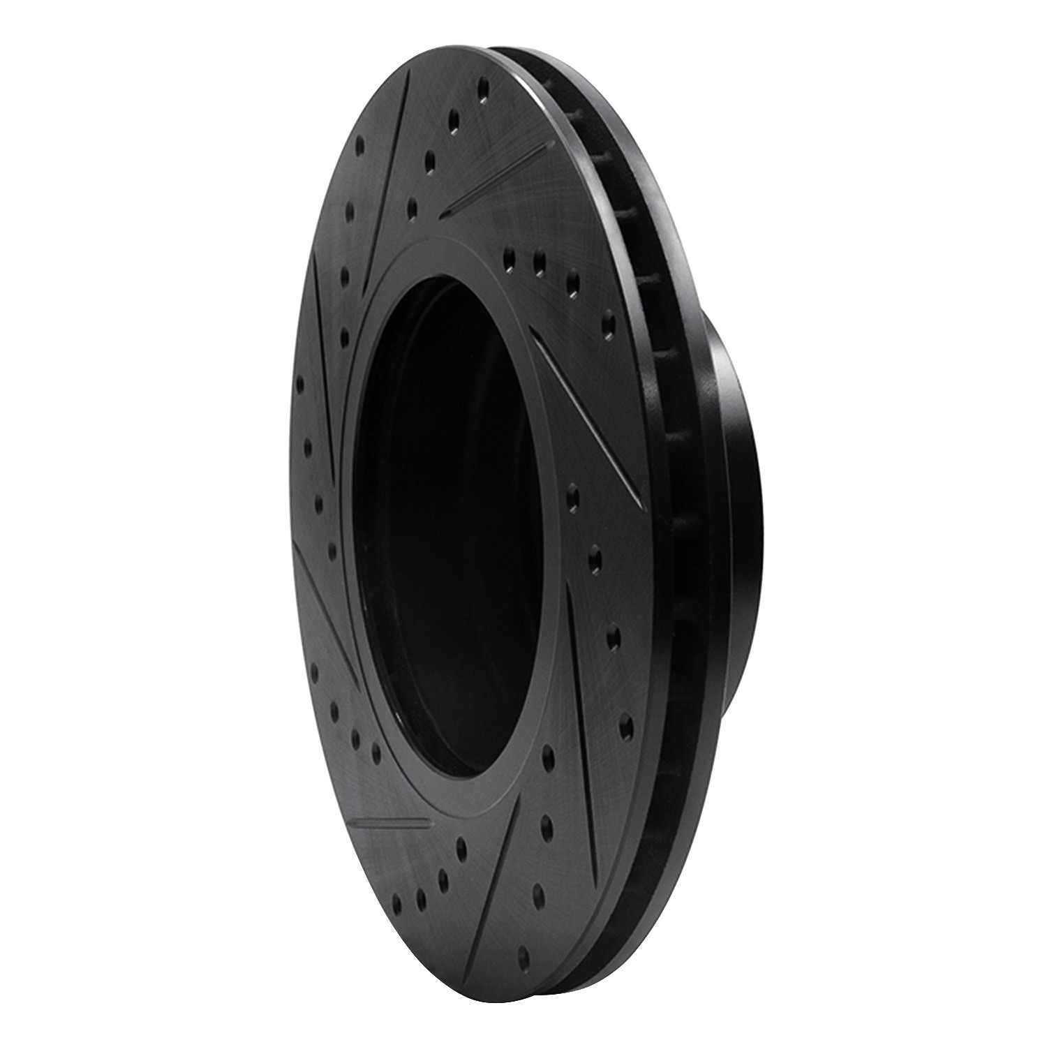 DYN 633-31065R DFC Brake Rotor - Drilled and Slotted - Black - Image 5