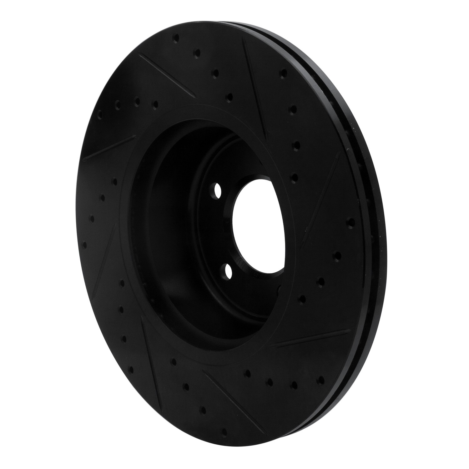 DYN 633-31085L DFC Brake Rotor - Drilled and Slotted - Black - Image 5