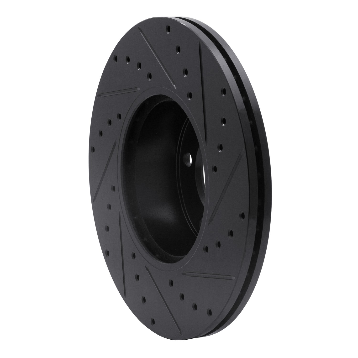 DYN 633-31089L DFC Brake Rotor - Drilled and Slotted - Black - Image 5