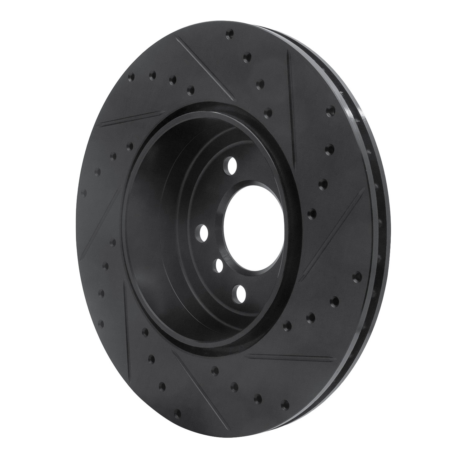 DYN 633-31106L DFC Brake Rotor - Drilled and Slotted - Black - Image 5
