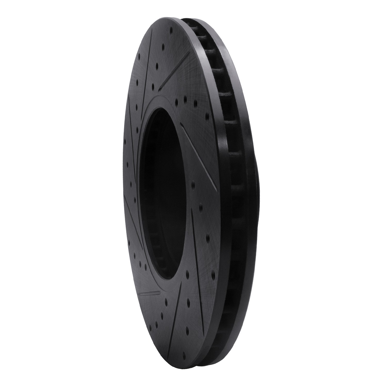 DYN 633-31108R DFC Brake Rotor - Drilled and Slotted - Black - Image 5