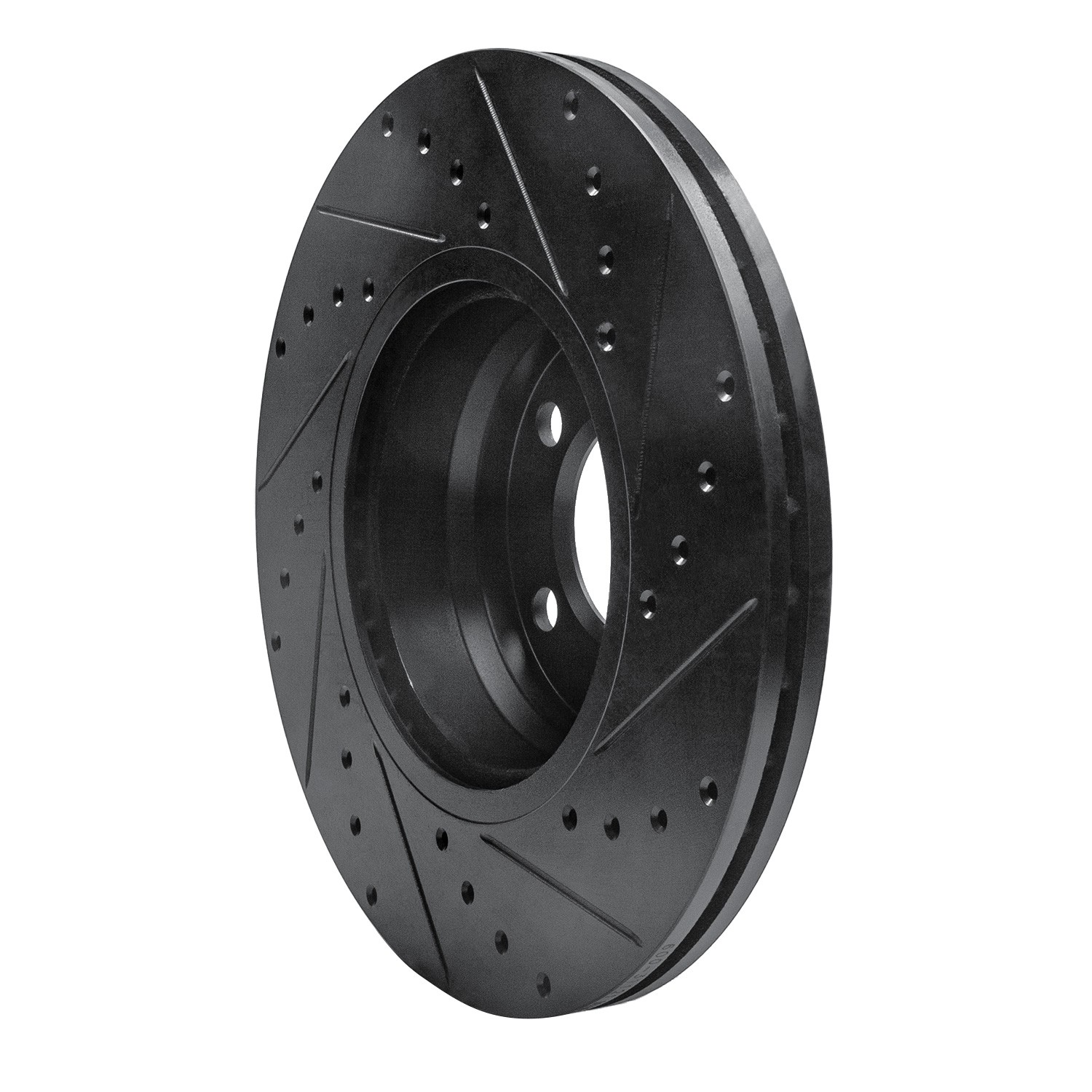 DYN 633-31121L DFC Brake Rotor - Drilled and Slotted - Black - Image 5