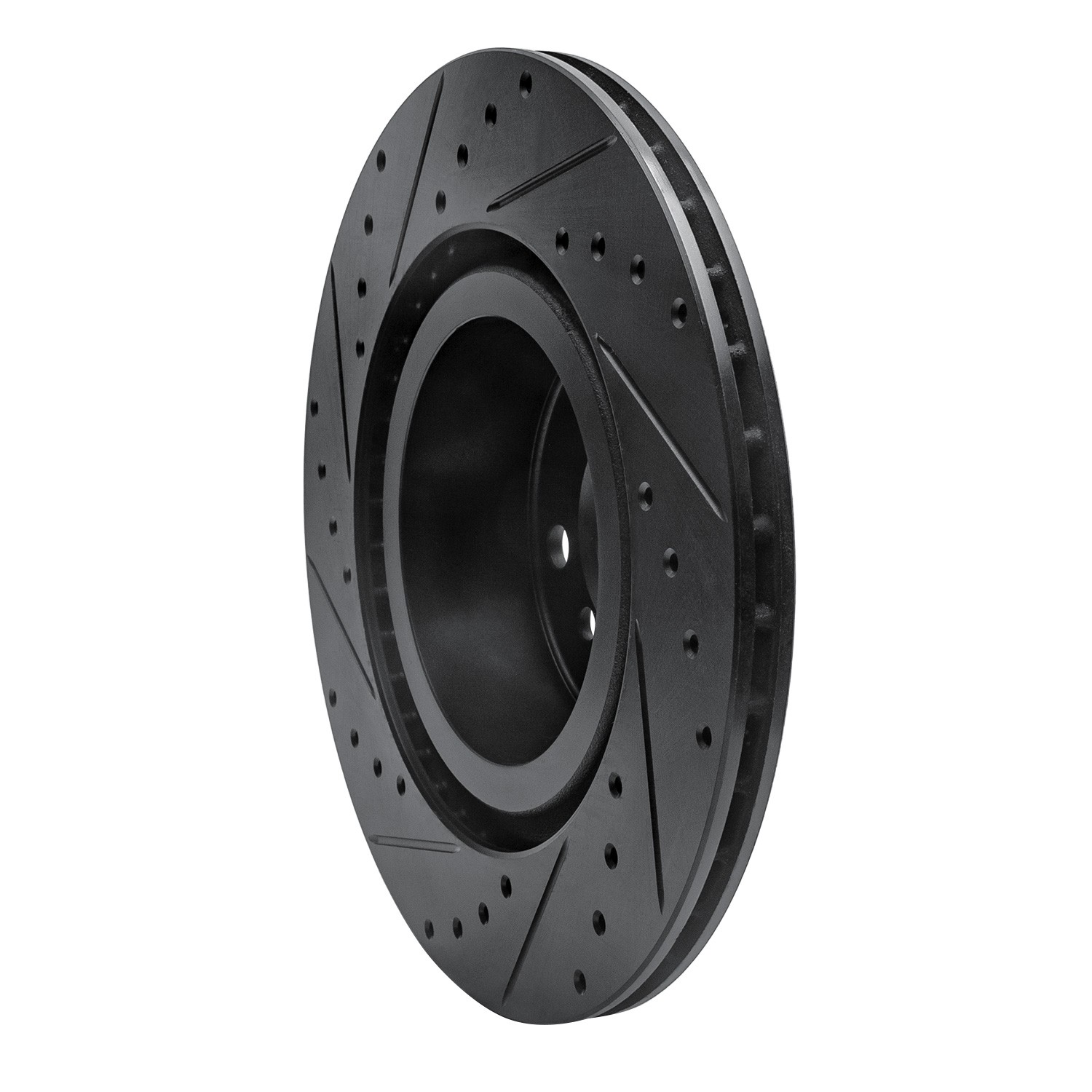 DYN 633-31152R DFC Brake Rotor - Drilled and Slotted - Black - Image 5