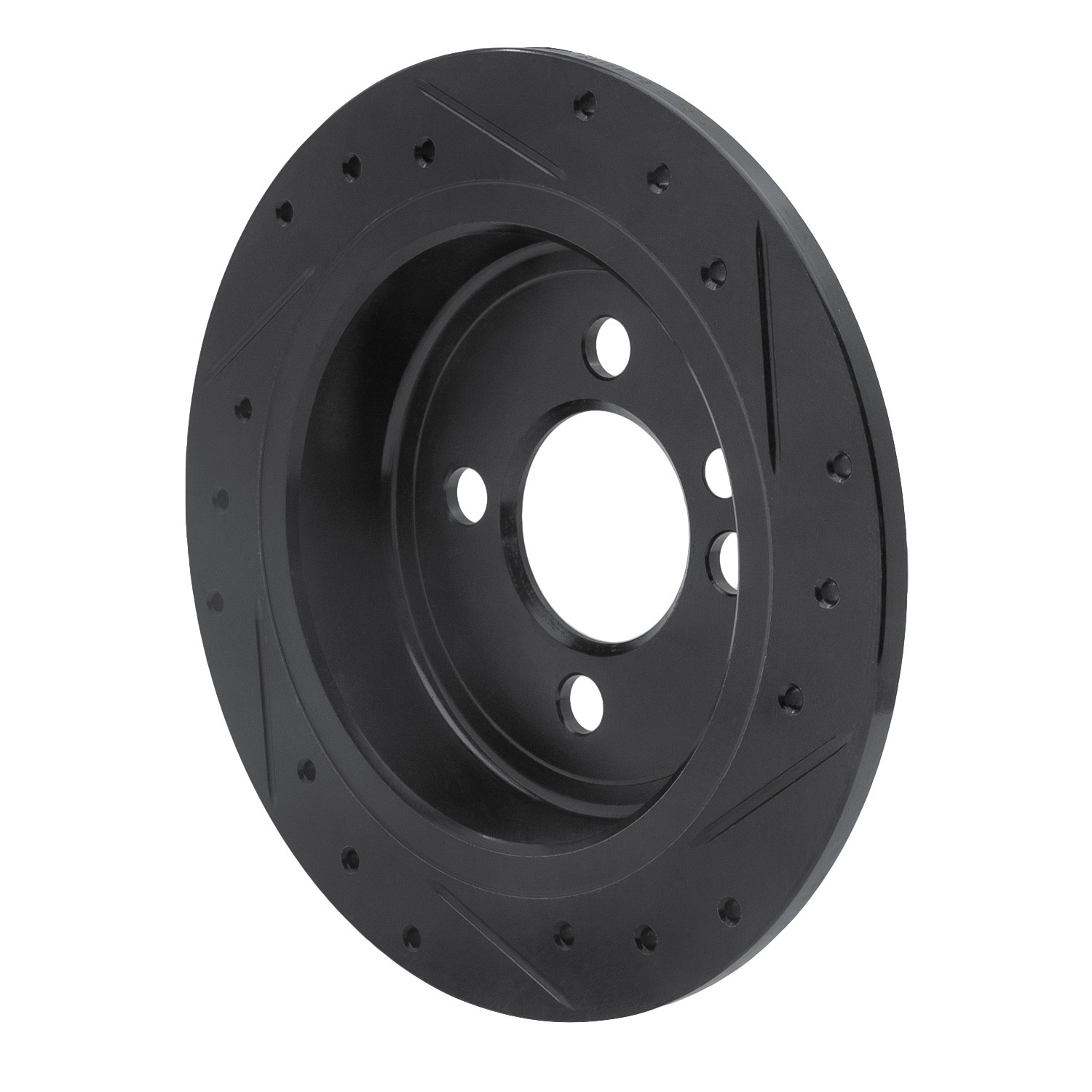 DYN 633-32003L DFC Brake Rotor - Drilled and Slotted - Black - Image 5
