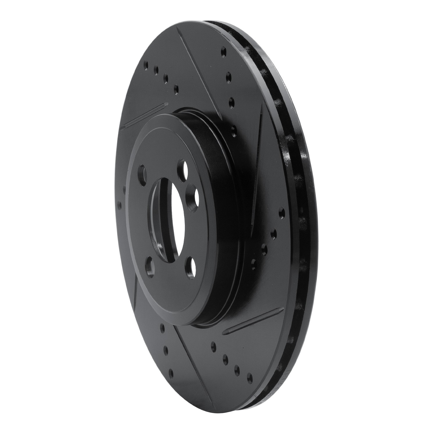 DYN 633-32006R DFC Brake Rotor - Drilled and Slotted - Black - Image 5