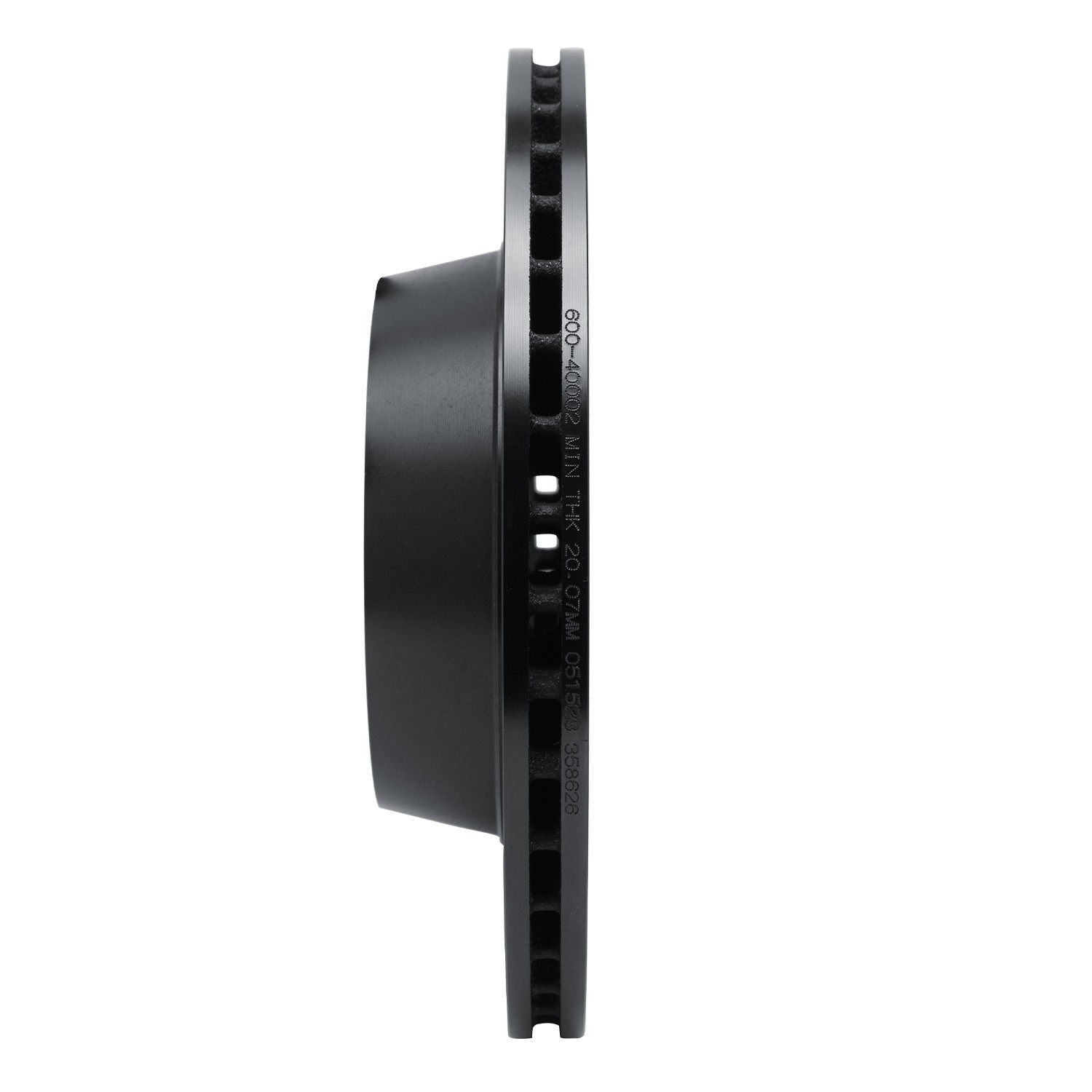 DYN 633-40002L DFC Brake Rotor - Drilled and Slotted - Black - Image 4