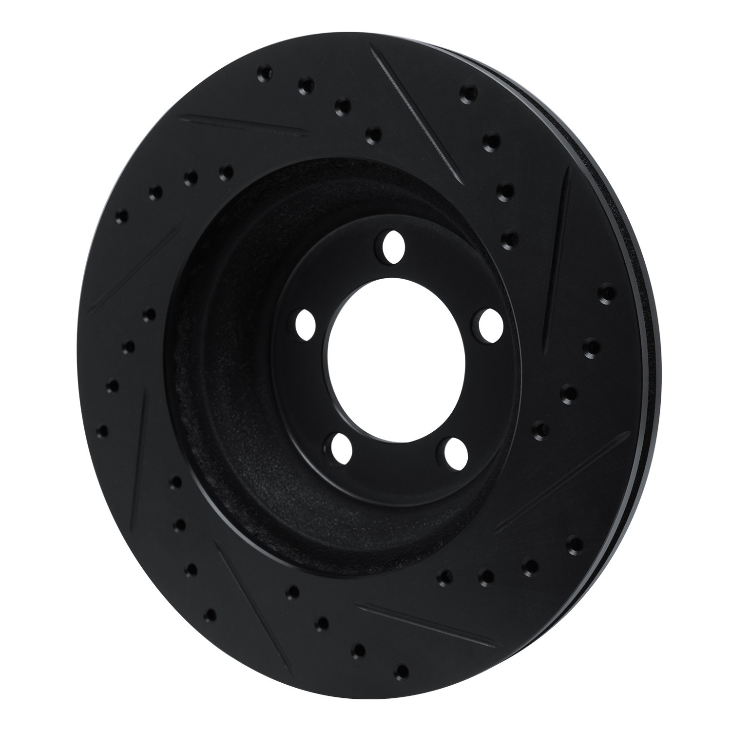 DYN 633-40002L DFC Brake Rotor - Drilled and Slotted - Black - Image 5