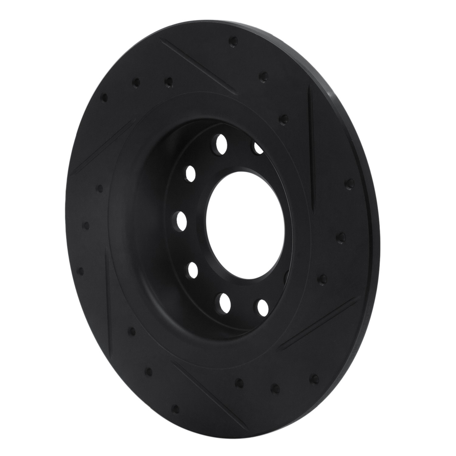 DYN 633-40030L DFC Brake Rotor - Drilled and Slotted - Black - Image 5