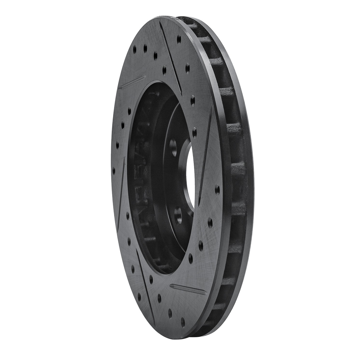DYN 633-40046L DFC Brake Rotor - Drilled and Slotted - Black - Image 5