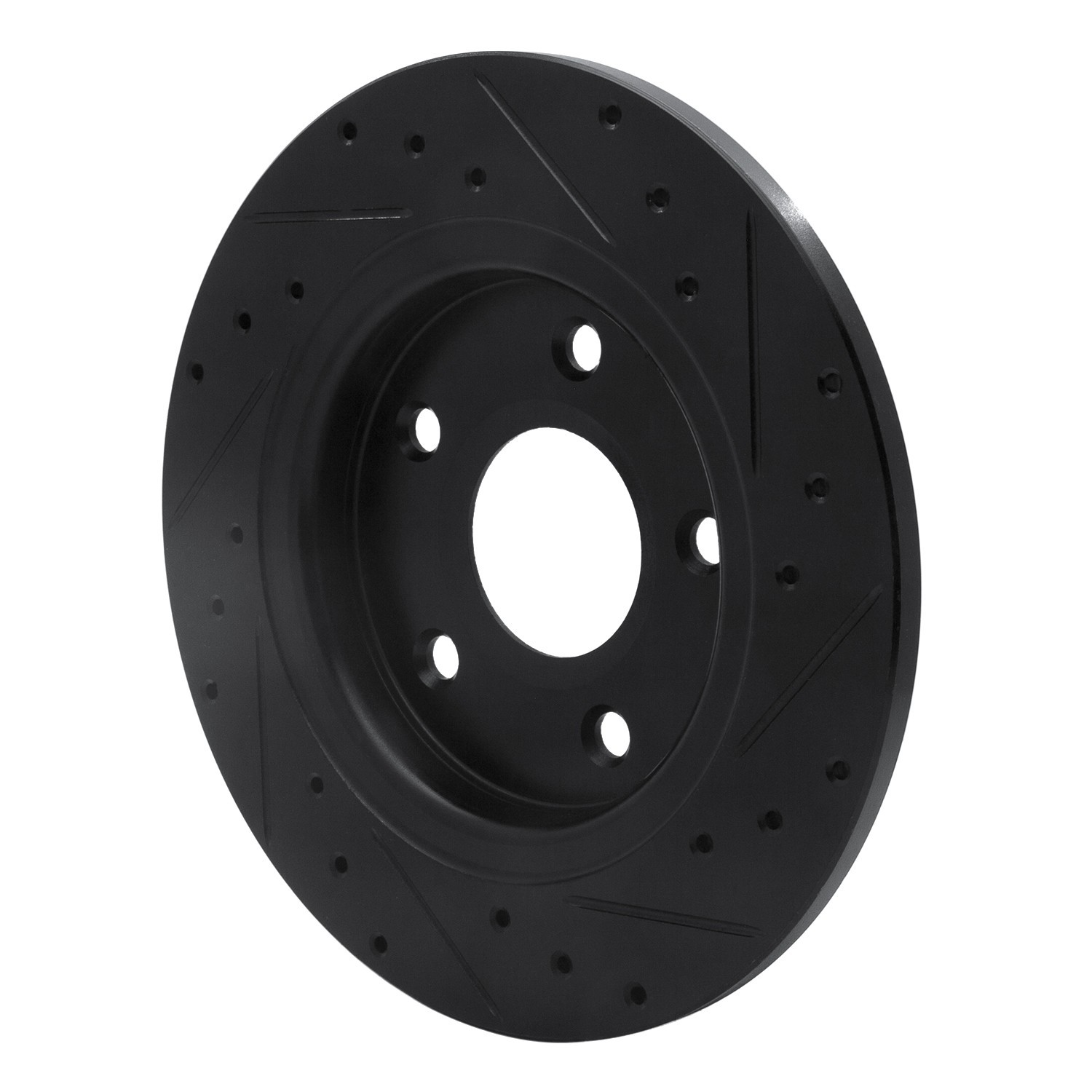 DYN 633-40109L DFC Brake Rotor - Drilled and Slotted - Black - Image 5