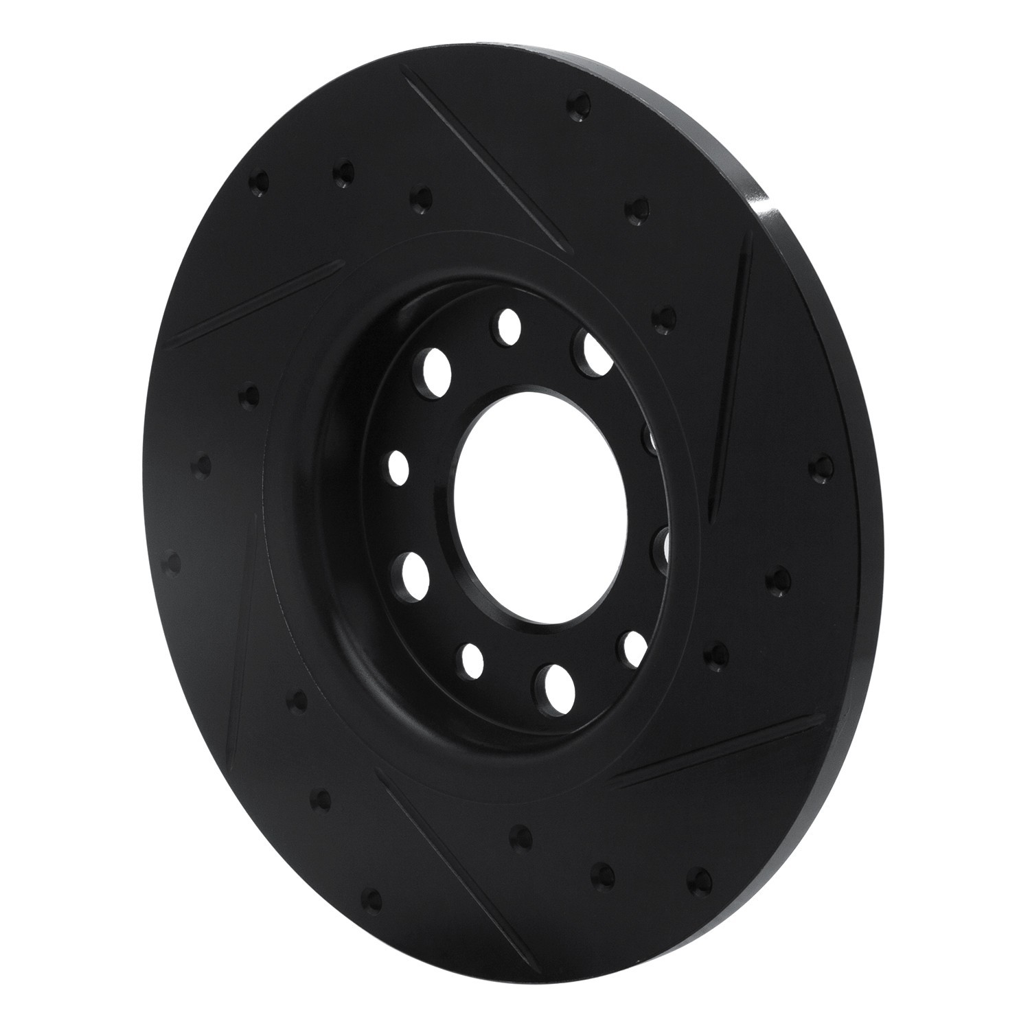 DYN 633-42012L DFC Brake Rotor - Drilled and Slotted - Black - Image 5