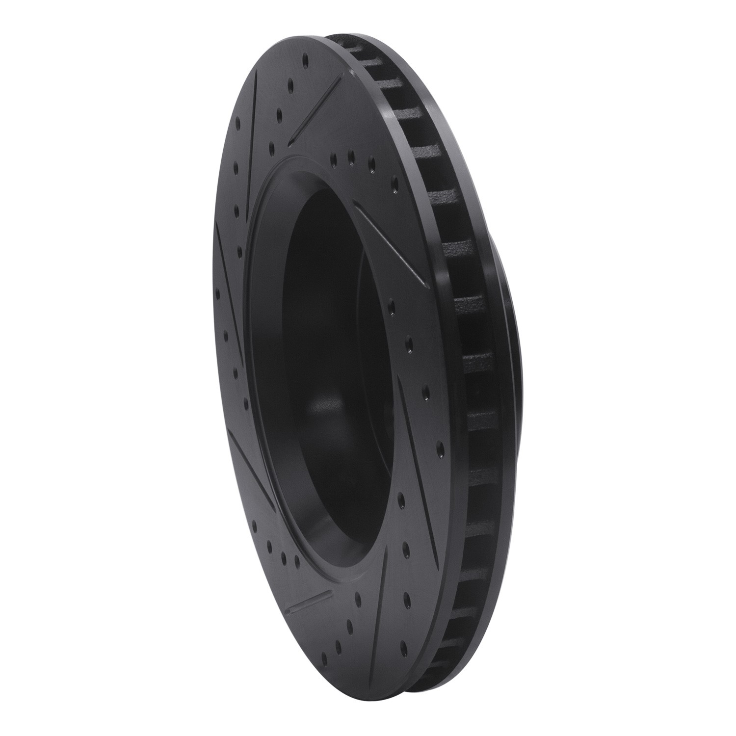 DYN 633-42020R DFC Brake Rotor - Drilled and Slotted - Black - Image 5