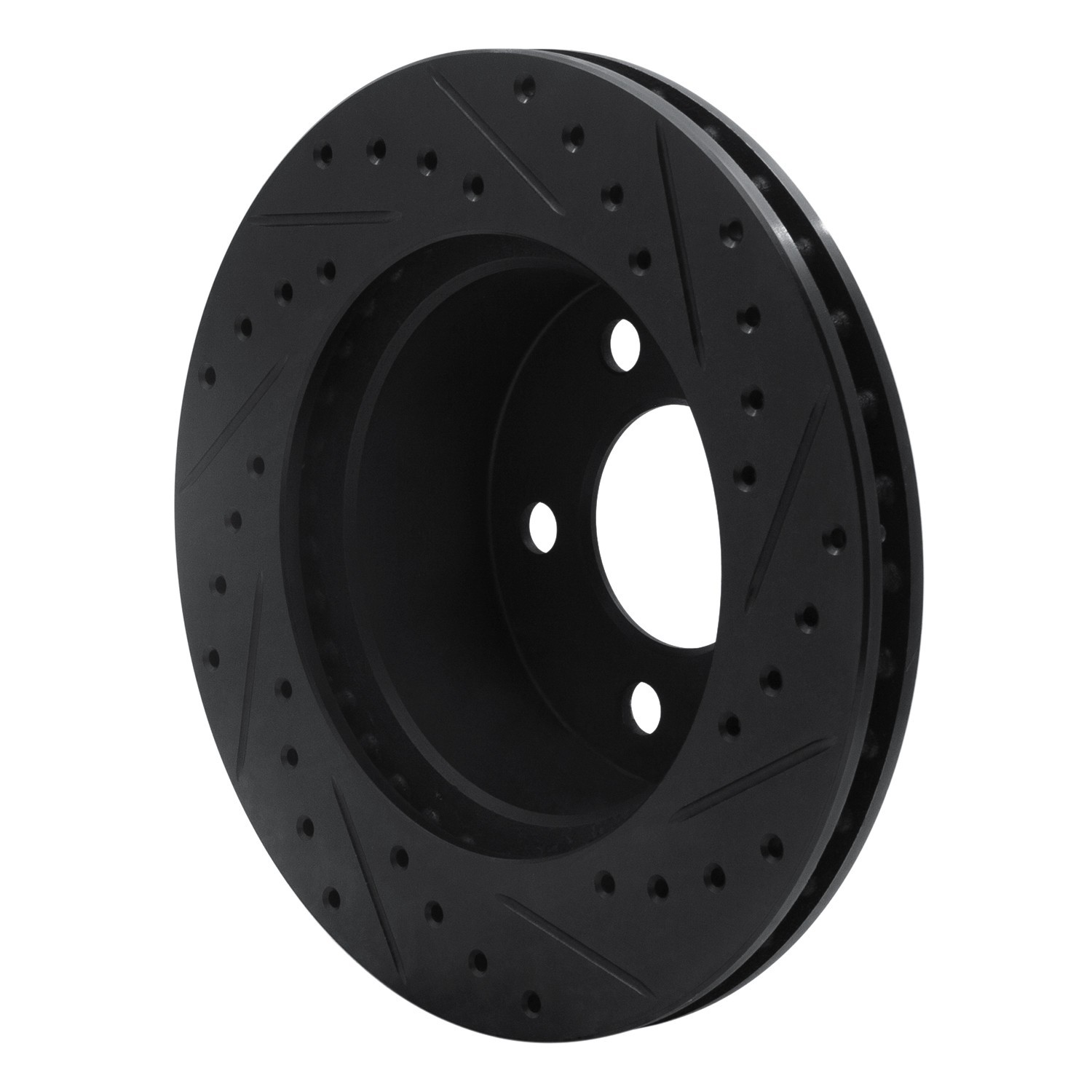 DYN 633-42022L DFC Brake Rotor - Drilled and Slotted - Black - Image 5