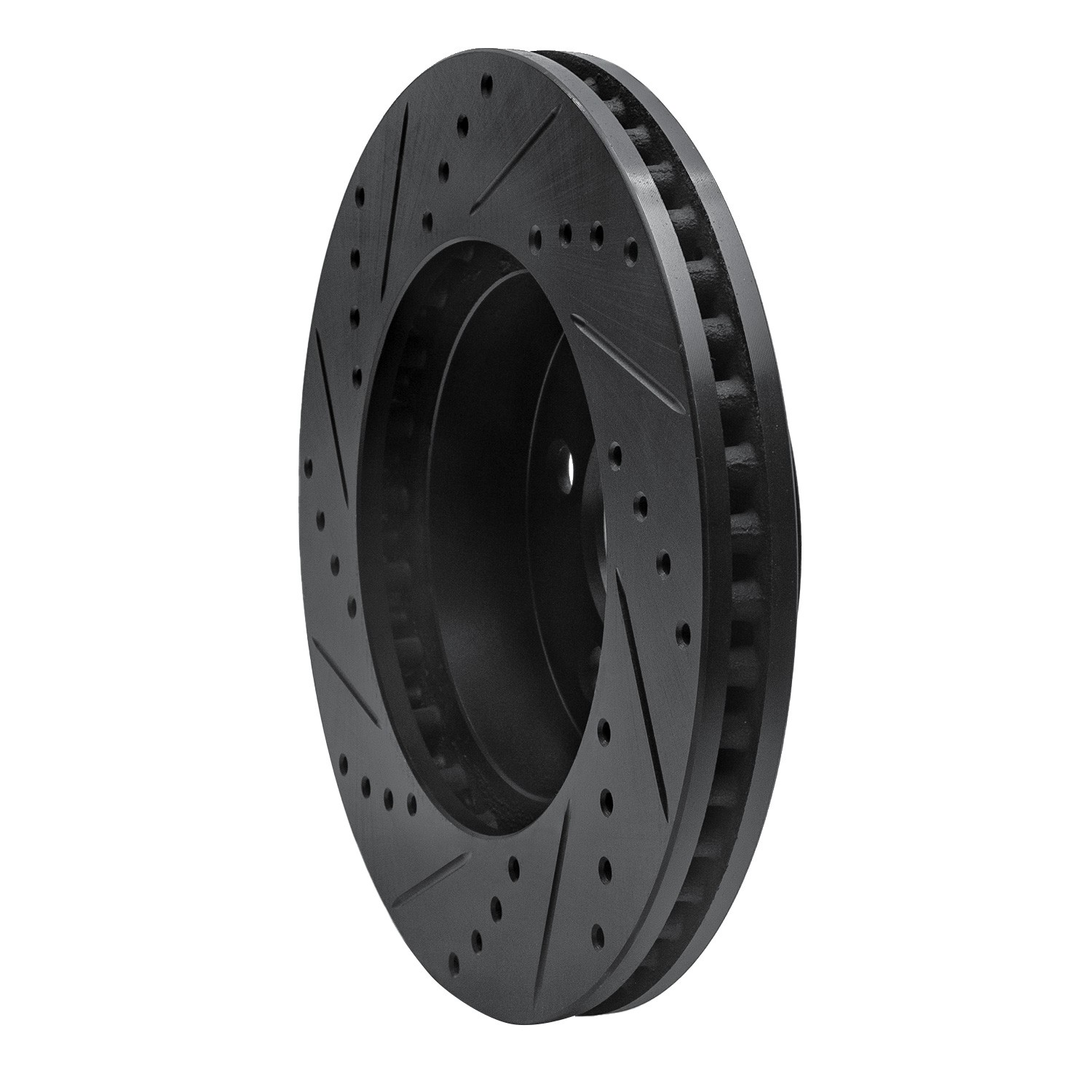 DYN 633-42027R DFC Brake Rotor - Drilled and Slotted - Black - Image 5