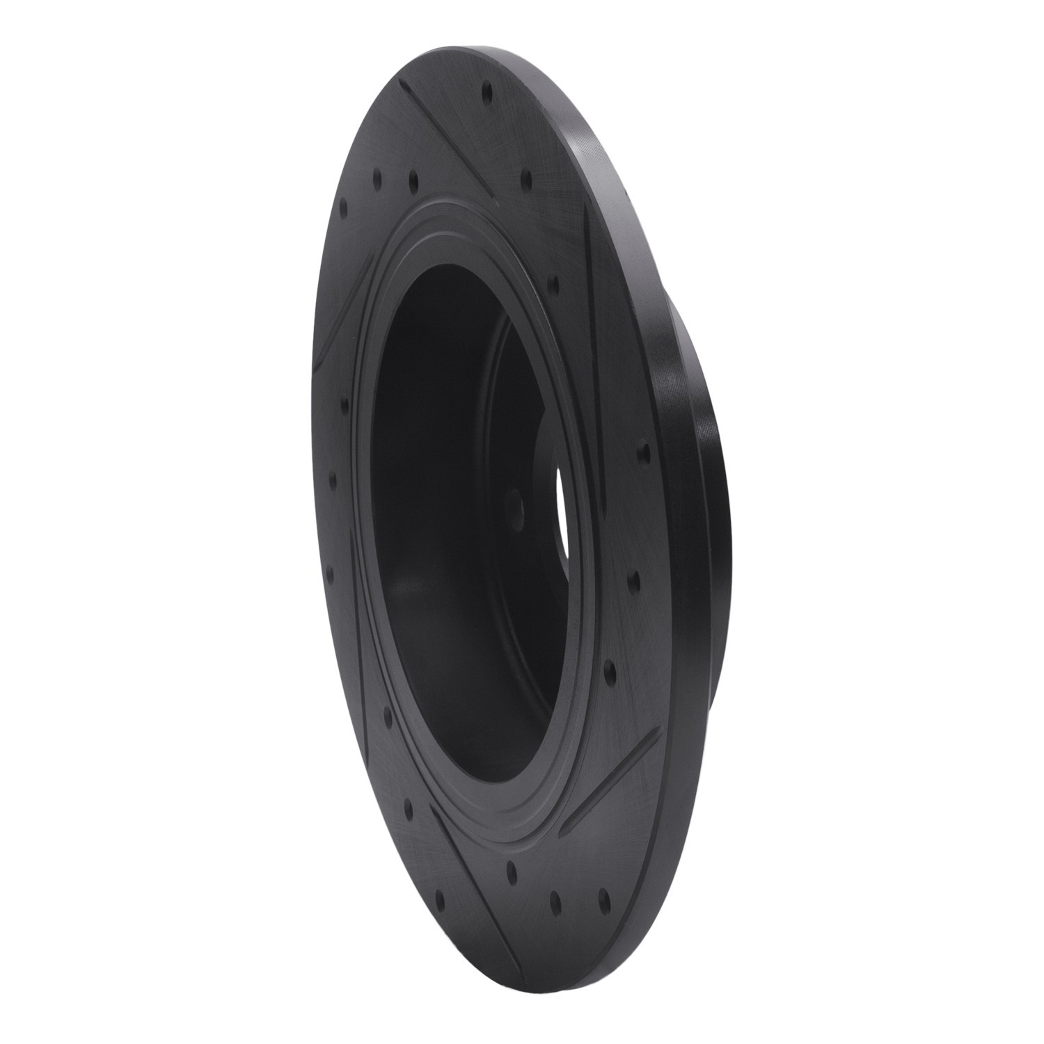 DYN 633-45013L DFC Brake Rotor - Drilled and Slotted - Black - Image 5