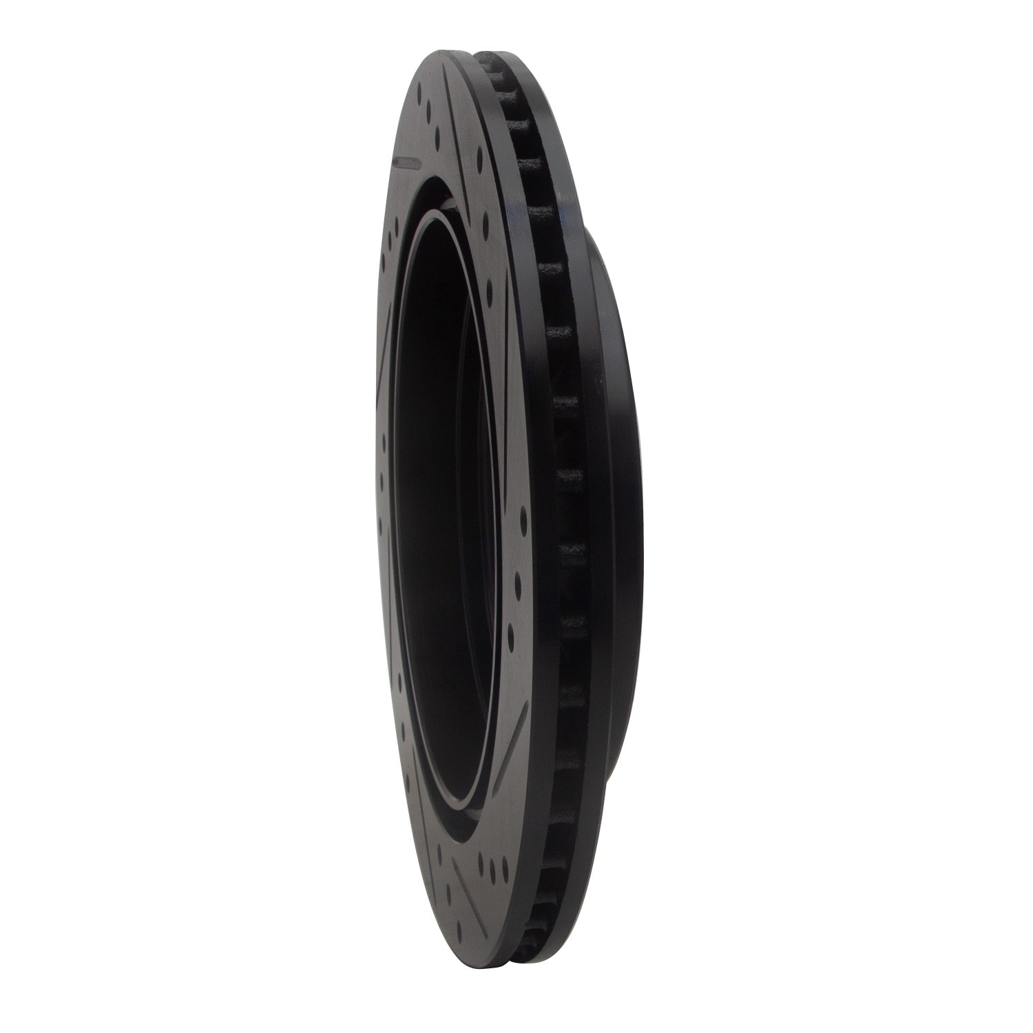 DYN 633-46024L DFC Brake Rotor - Drilled and Slotted - Black - Image 5