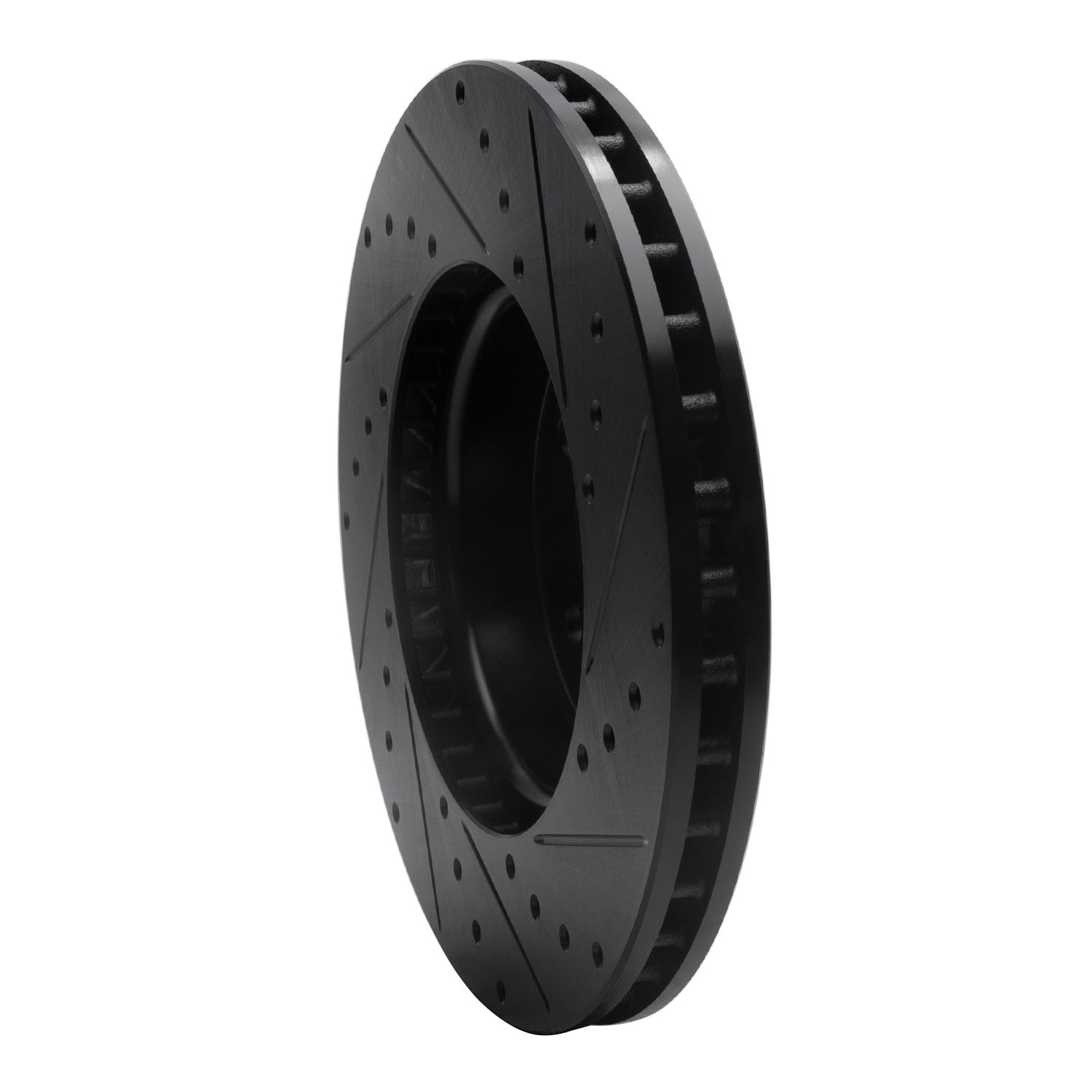 DYN 633-46035L DFC Brake Rotor - Drilled and Slotted - Black - Image 5