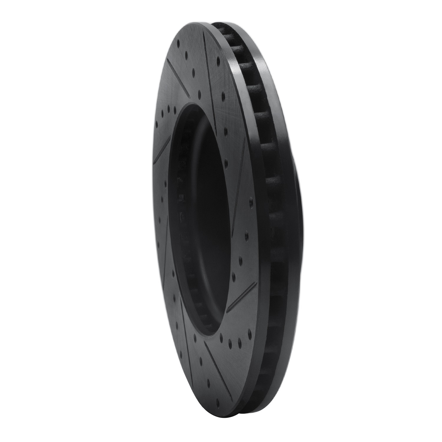 DYN 633-46038L DFC Brake Rotor - Drilled and Slotted - Black - Image 5