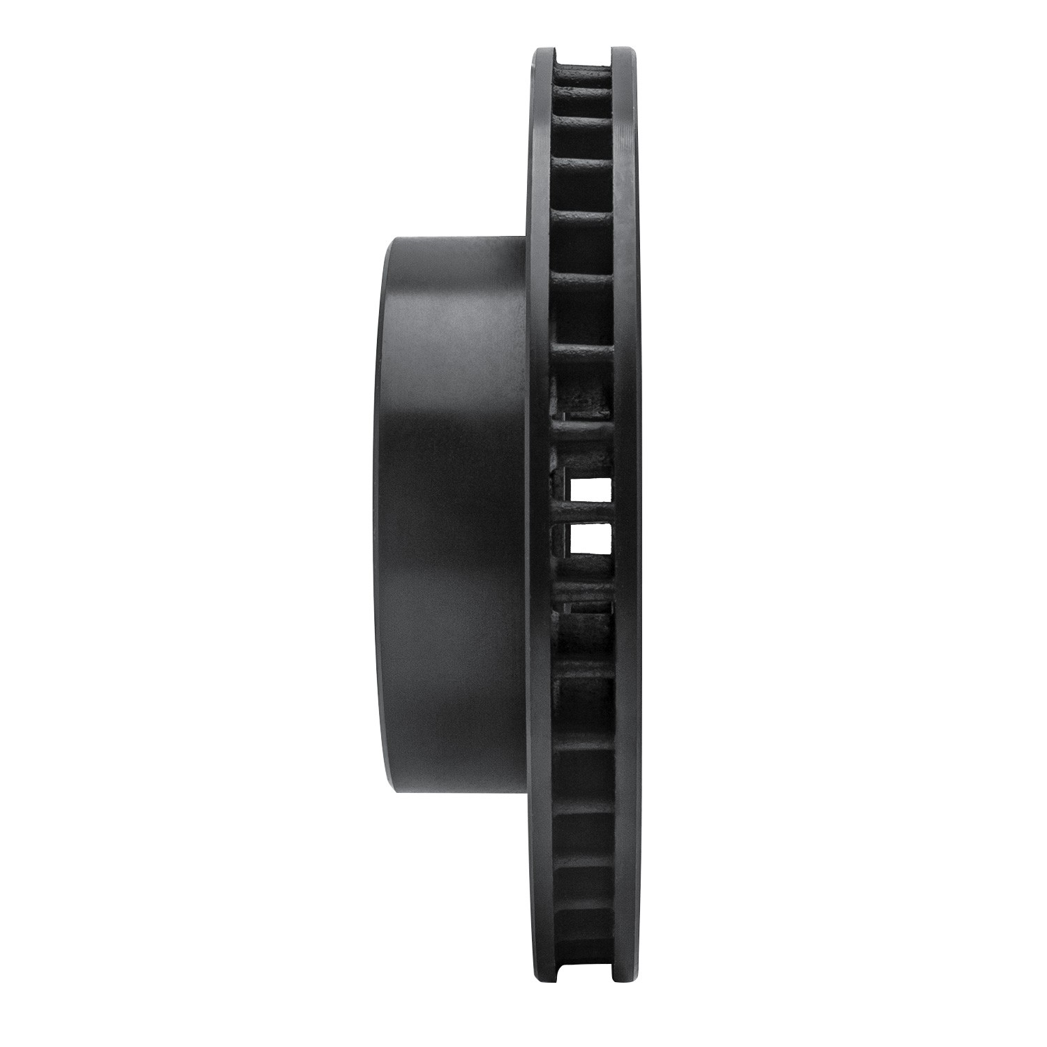 DYN 633-47011L DFC Brake Rotor - Drilled and Slotted - Black - Image 4