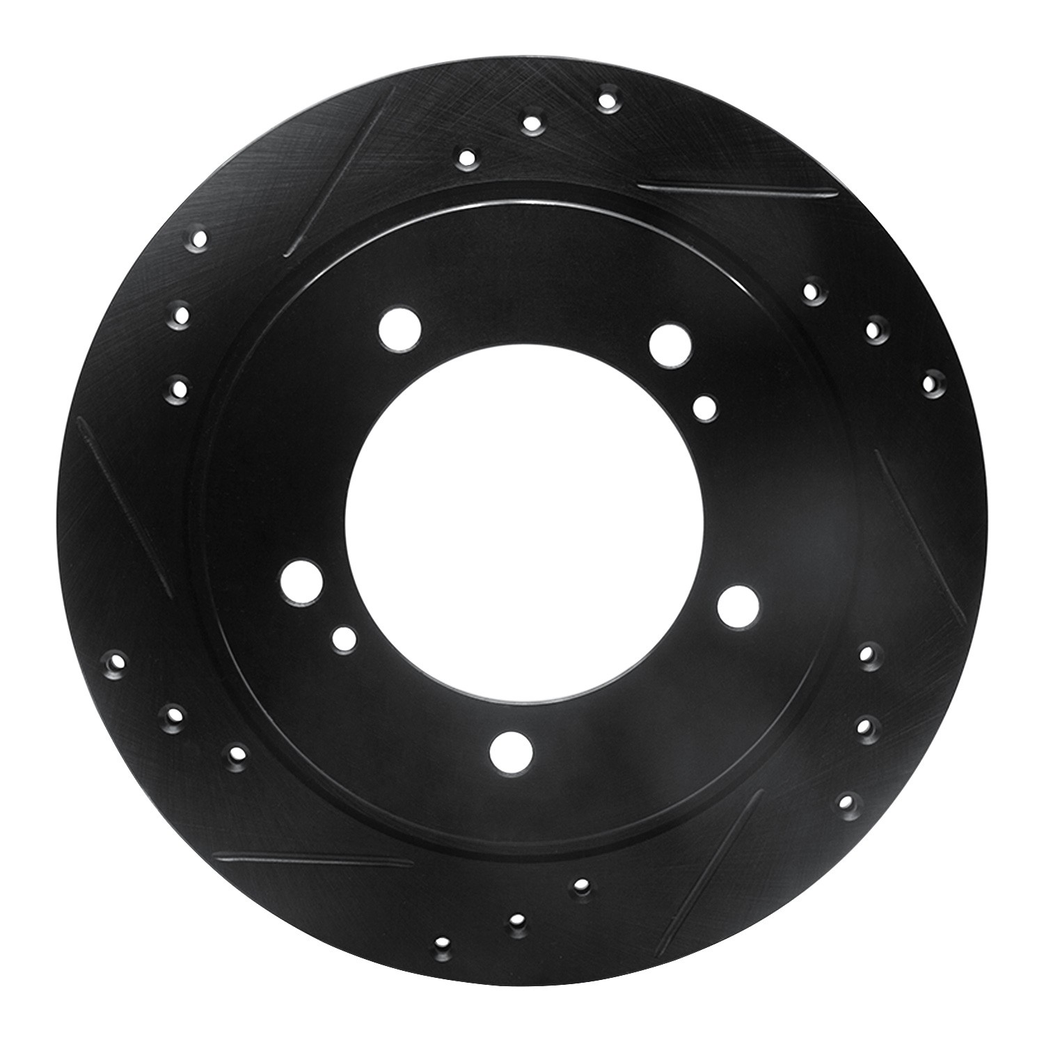 DYN 633-47060L DFC Brake Rotor - Drilled and Slotted - Black - Image 3