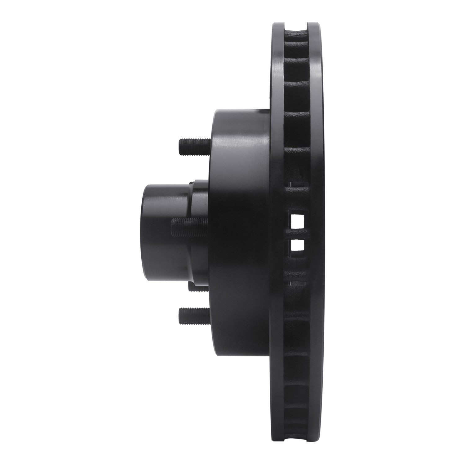 DYN 633-47065L DFC Brake Rotor - Drilled and Slotted - Black - Image 4