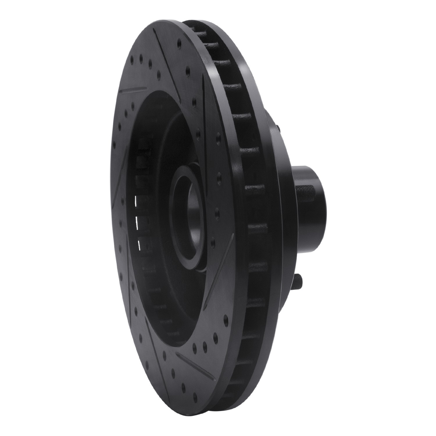 DYN 633-47065L DFC Brake Rotor - Drilled and Slotted - Black - Image 5