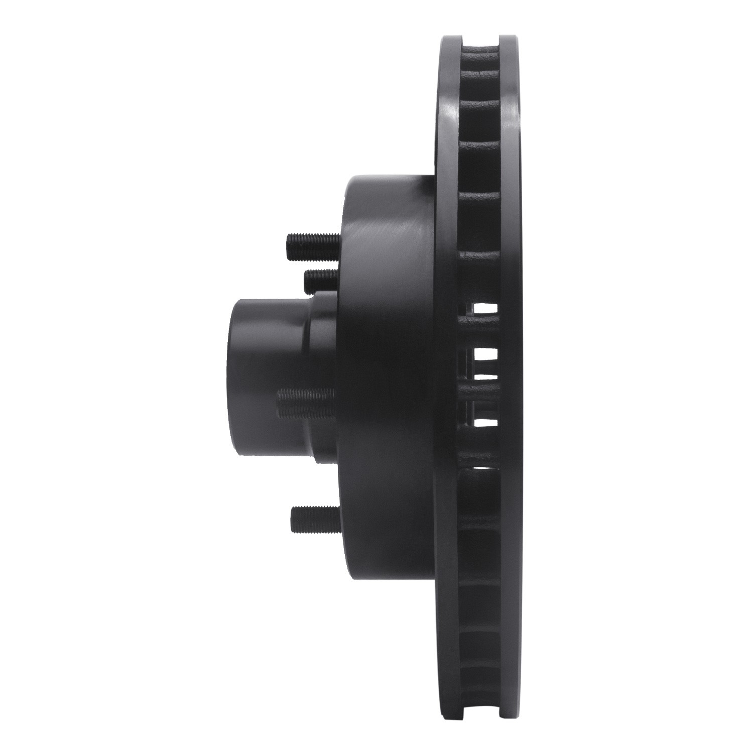 DYN 633-47065R DFC Brake Rotor - Drilled and Slotted - Black - Image 4