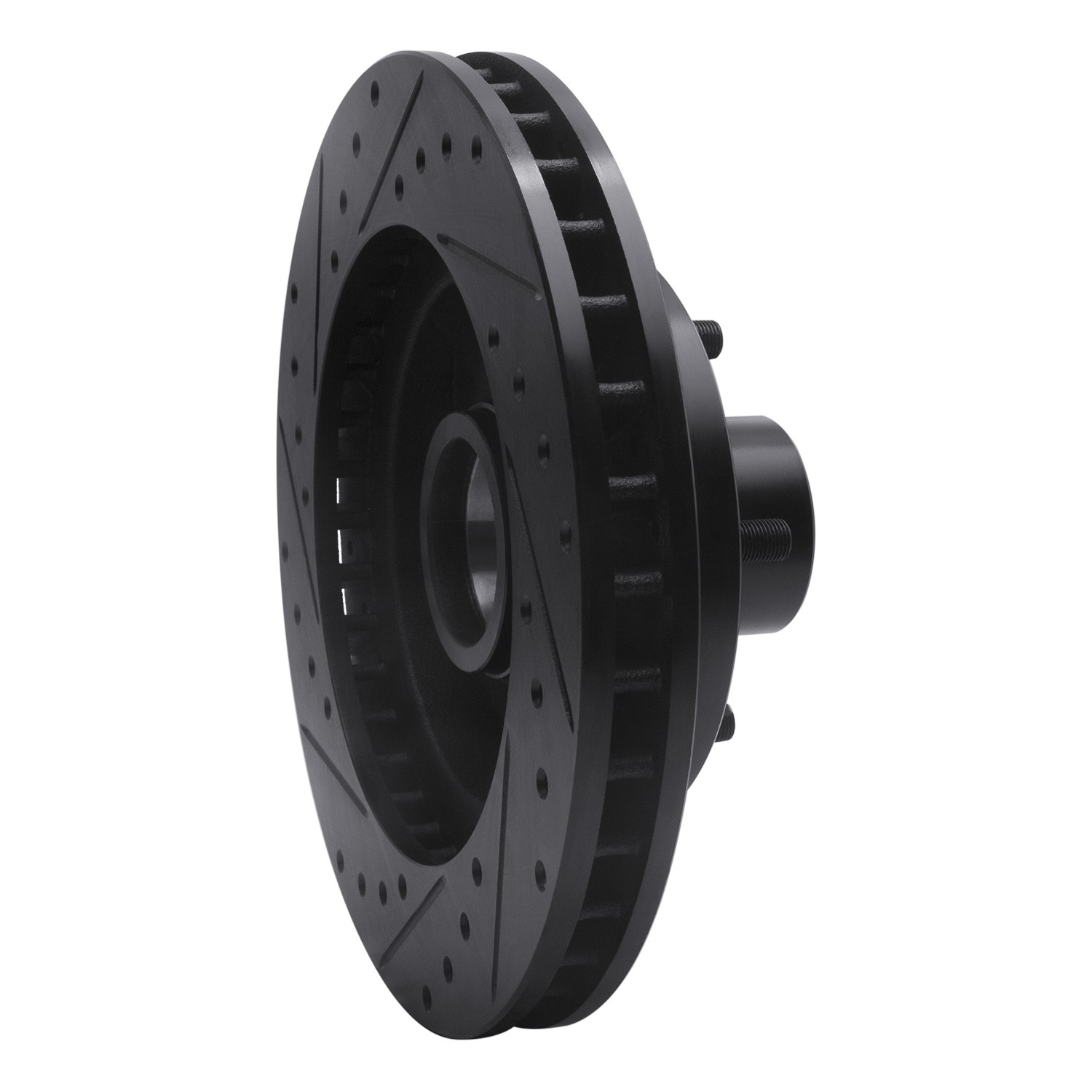 DYN 633-47065R DFC Brake Rotor - Drilled and Slotted - Black - Image 5