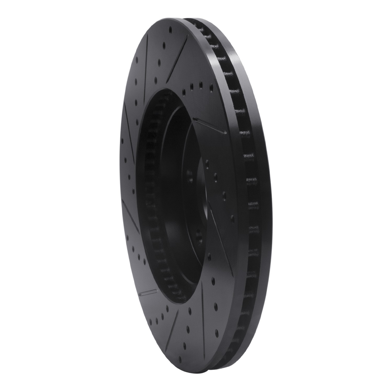DYN 633-47069R DFC Brake Rotor - Drilled and Slotted - Black - Image 5