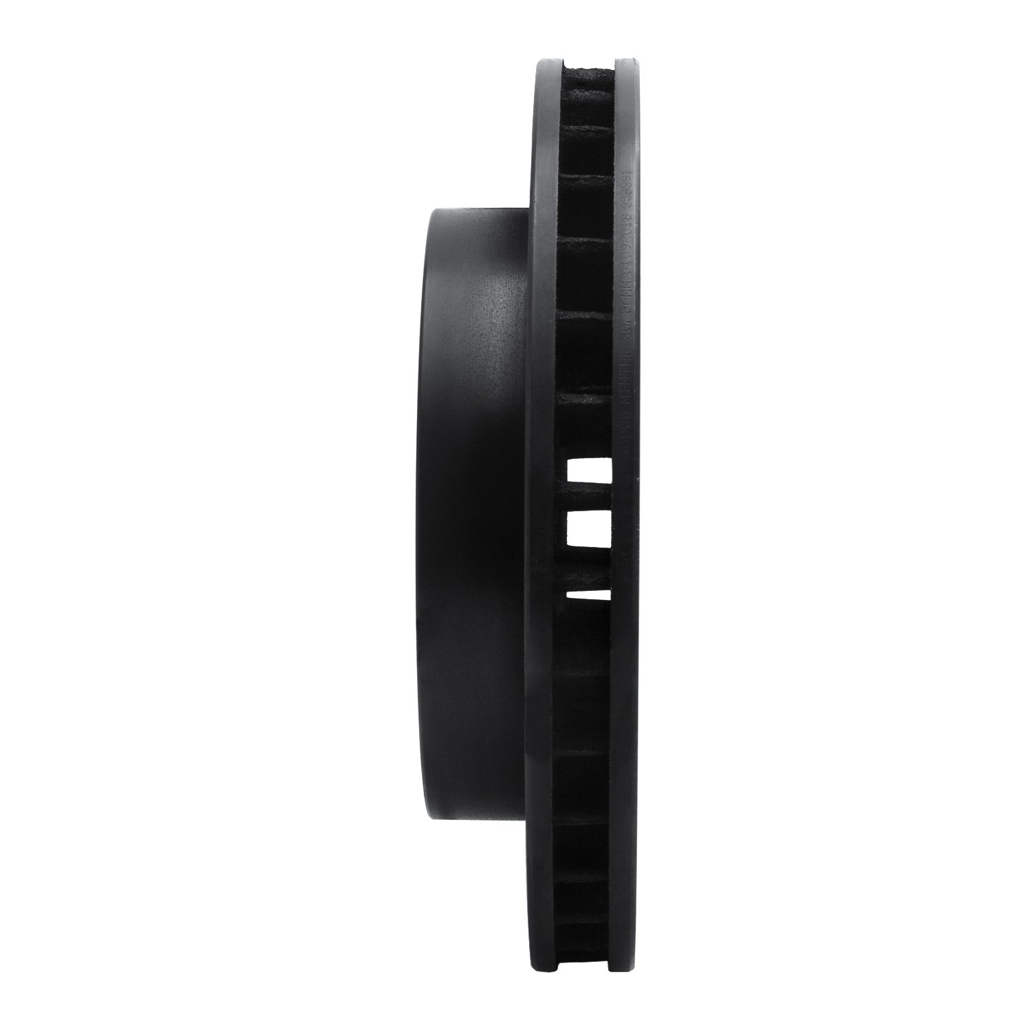 DYN 633-48008L DFC Brake Rotor - Drilled and Slotted - Black - Image 4