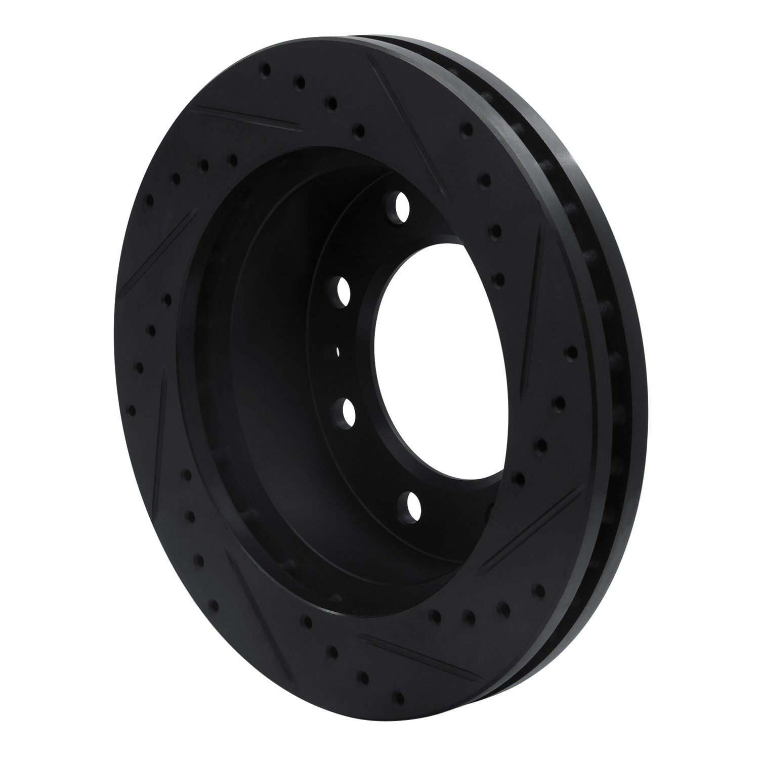 DYN 633-48051L DFC Brake Rotor - Drilled and Slotted - Black - Image 5