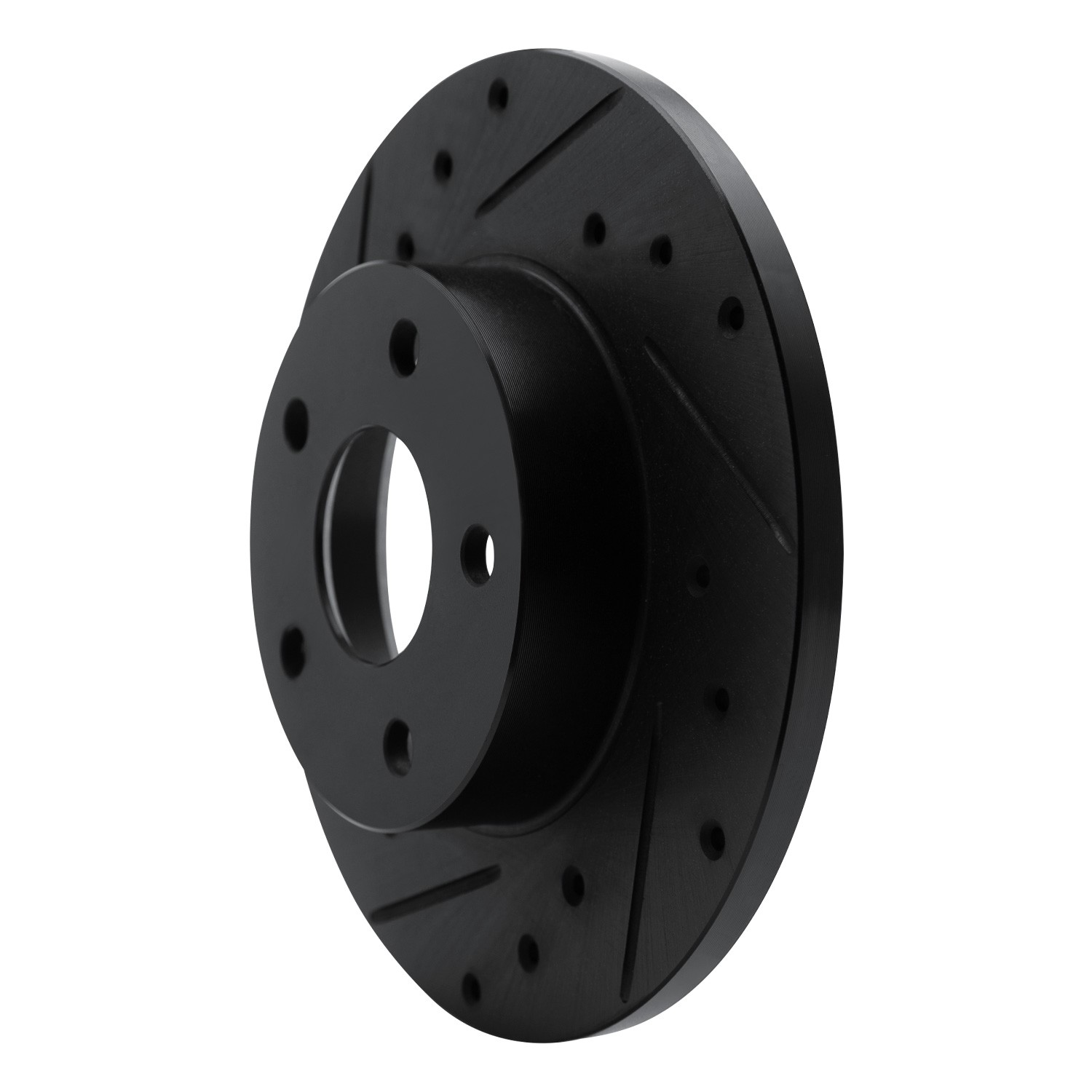 DYN 633-52003L DFC Brake Rotor - Drilled and Slotted - Black