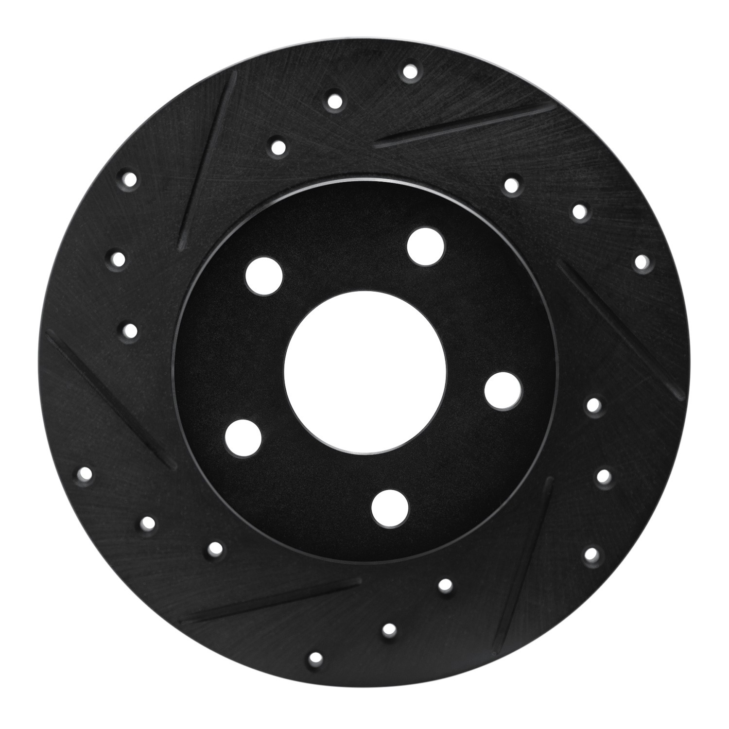 DYN 633-52003L DFC Brake Rotor - Drilled and Slotted - Black - Image 3